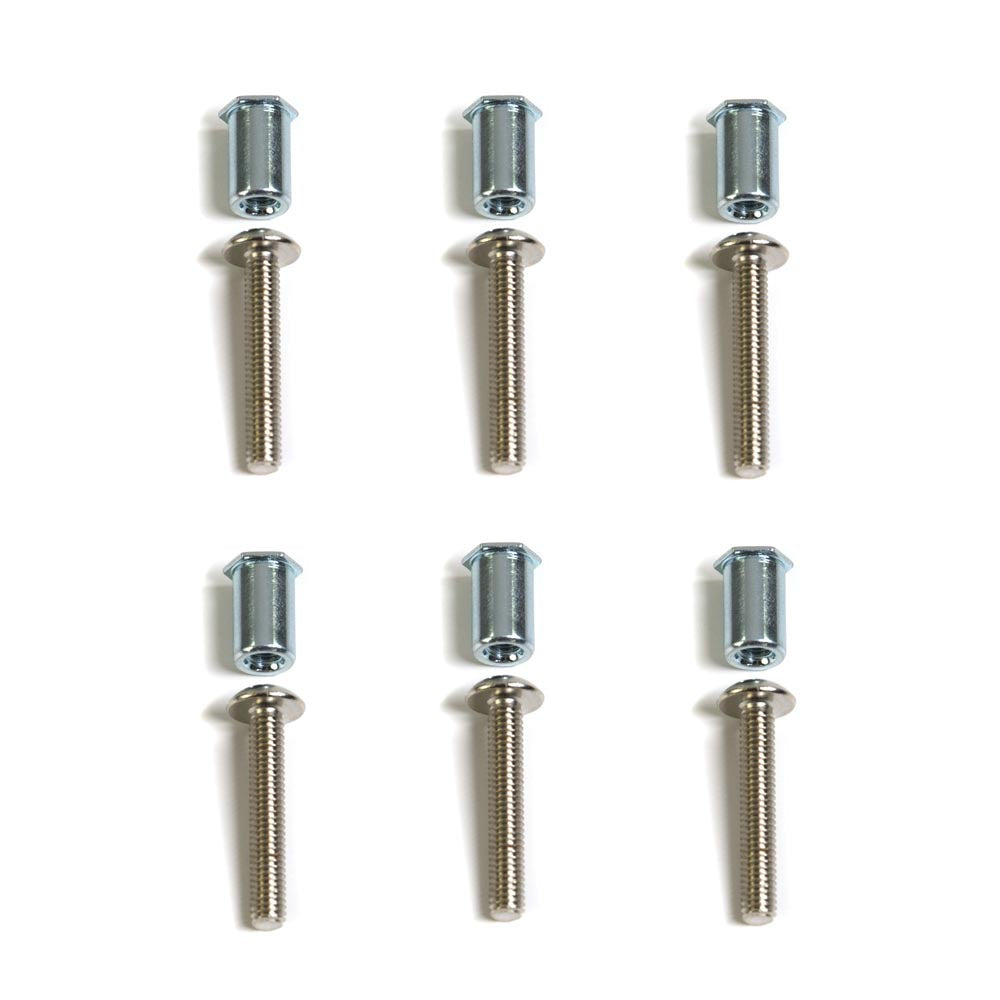 Knob Mould Hardware Pack - total 12 pcs - 6 sets knob mould hardware refills