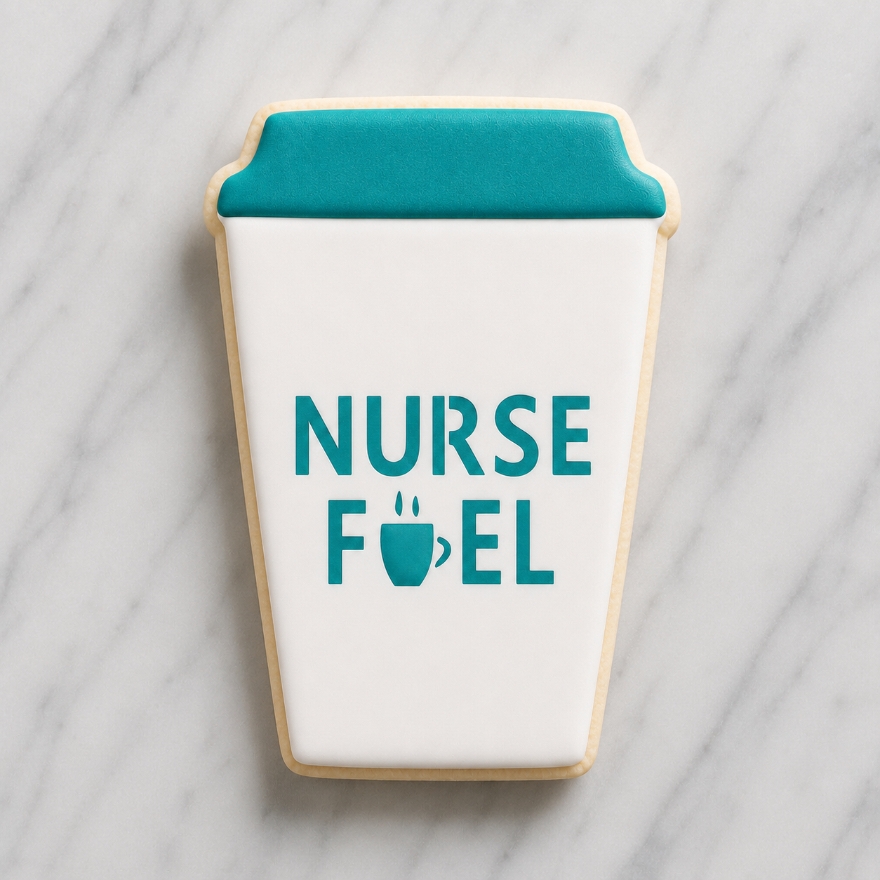 Nurse Fuel Cookie Stencil
