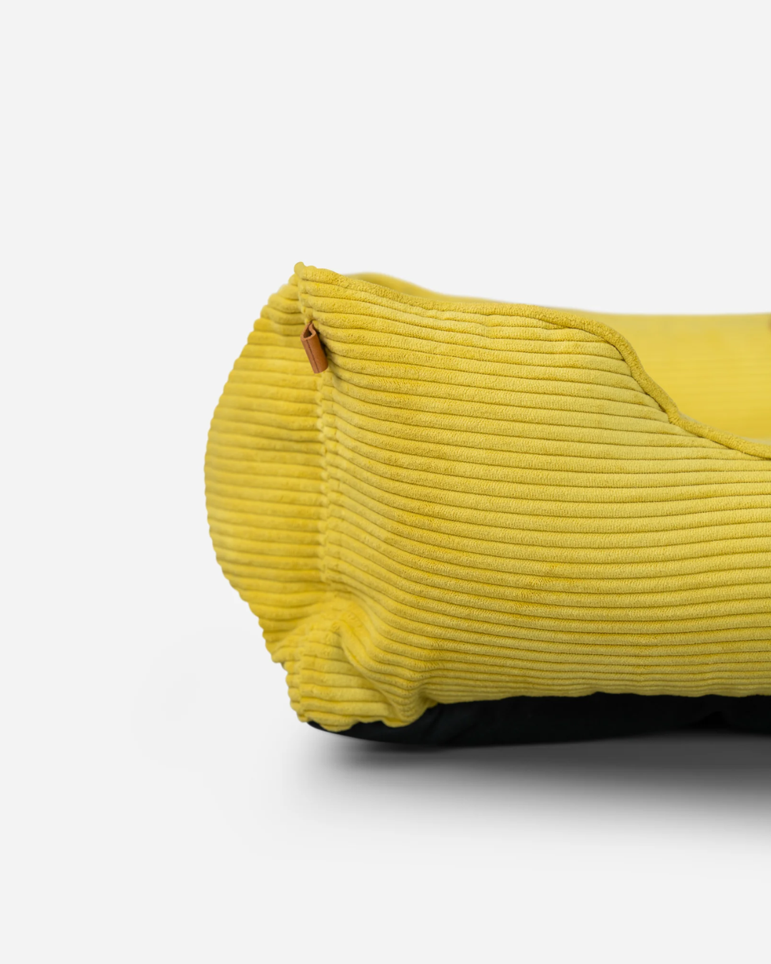 Chester & Lee | Fancy Corduroy Sleeper Dog Bed Sunny Yellow by Chester & Lee, product image 4