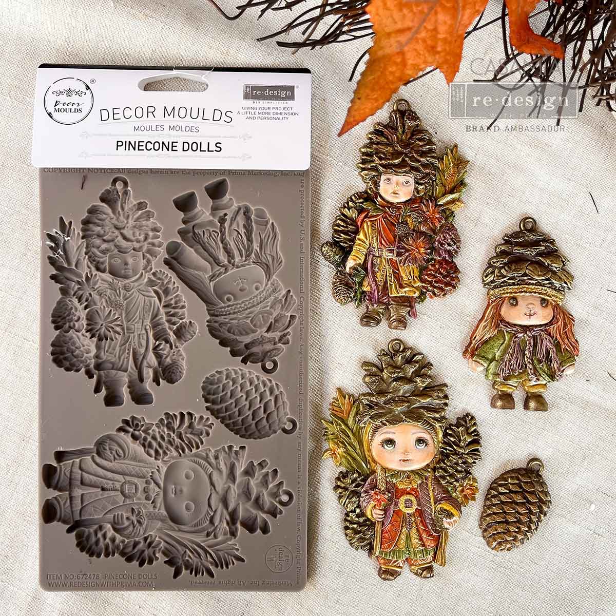 Decor Moulds® - Pinecone Dolls - 1 pc, 5