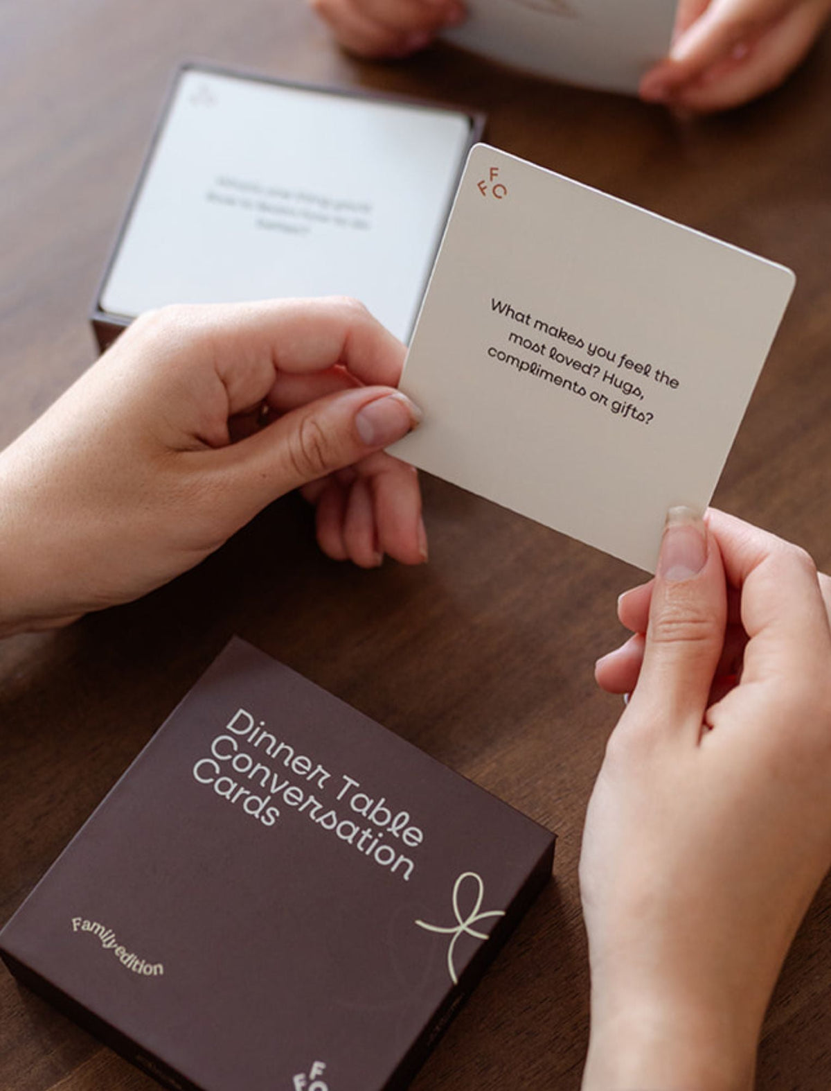 Dinner Table Conversation Cards: Family Edition by jenessawaitshop, product image 4