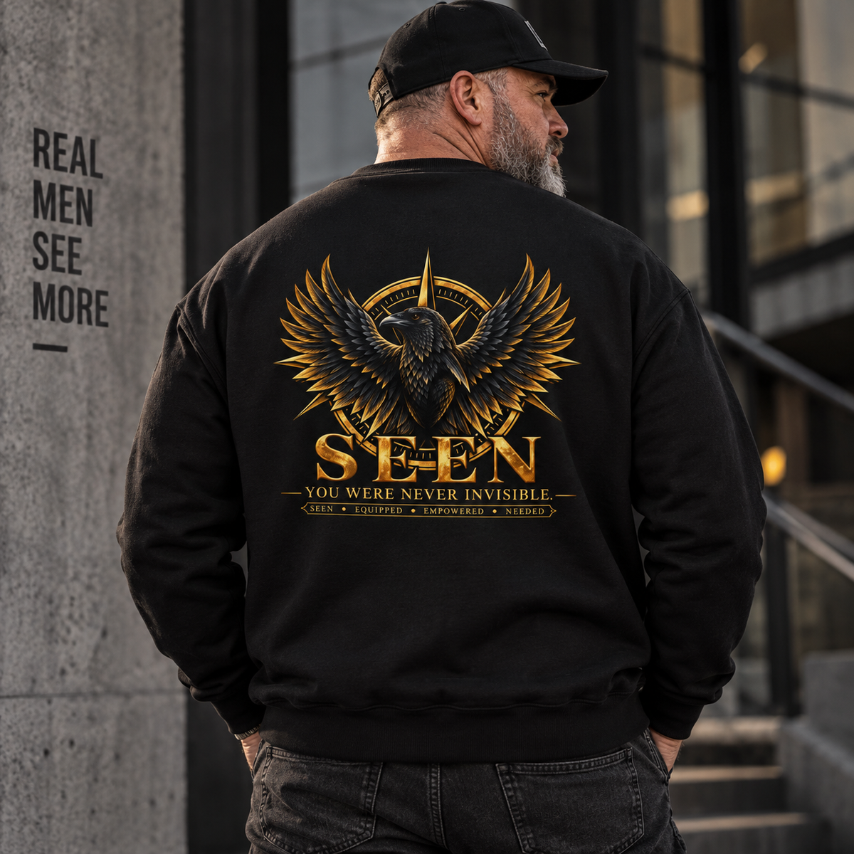 The Raven Crewneck Sweatshirt | You Were Never Invisible