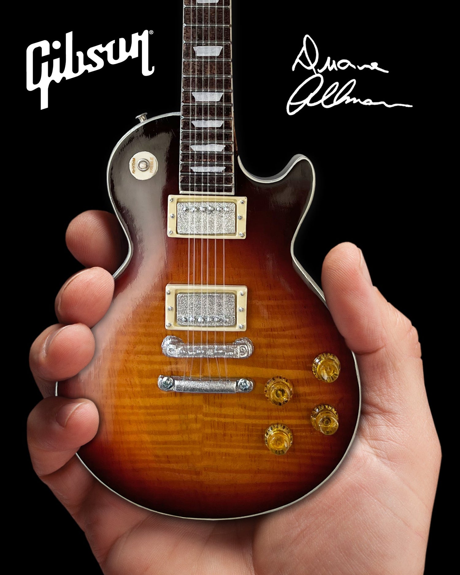 Duane Allman Gibson Les Paul Tobacco Burst
