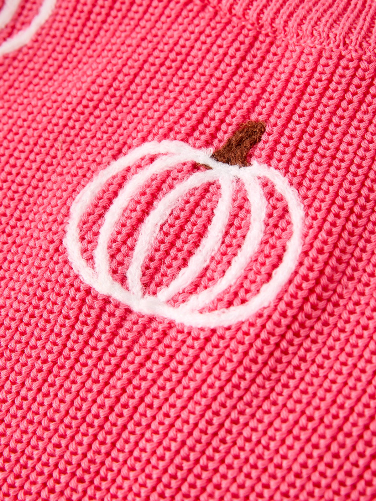 Fall Girls Thanksgiving Halloween Pumpkin Pink Pullover Sweater