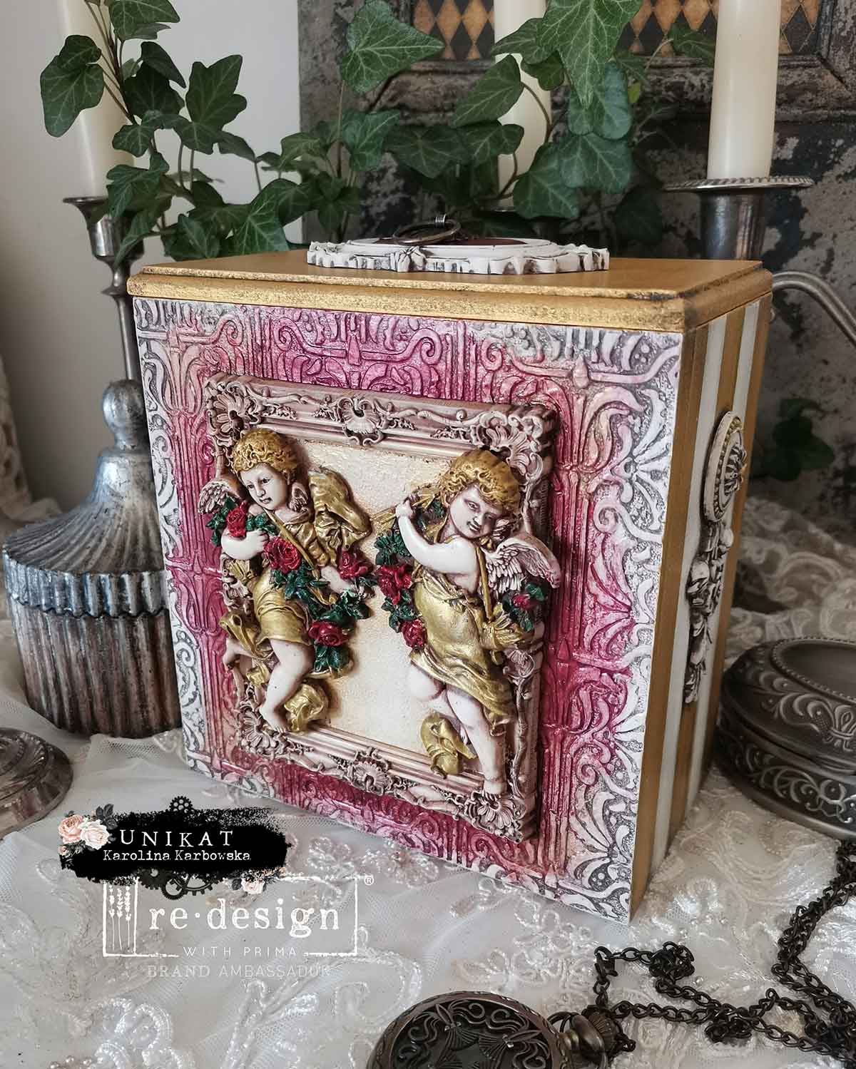 Decor Moulds® - Angelic Floral Noel - 1 pc, 5