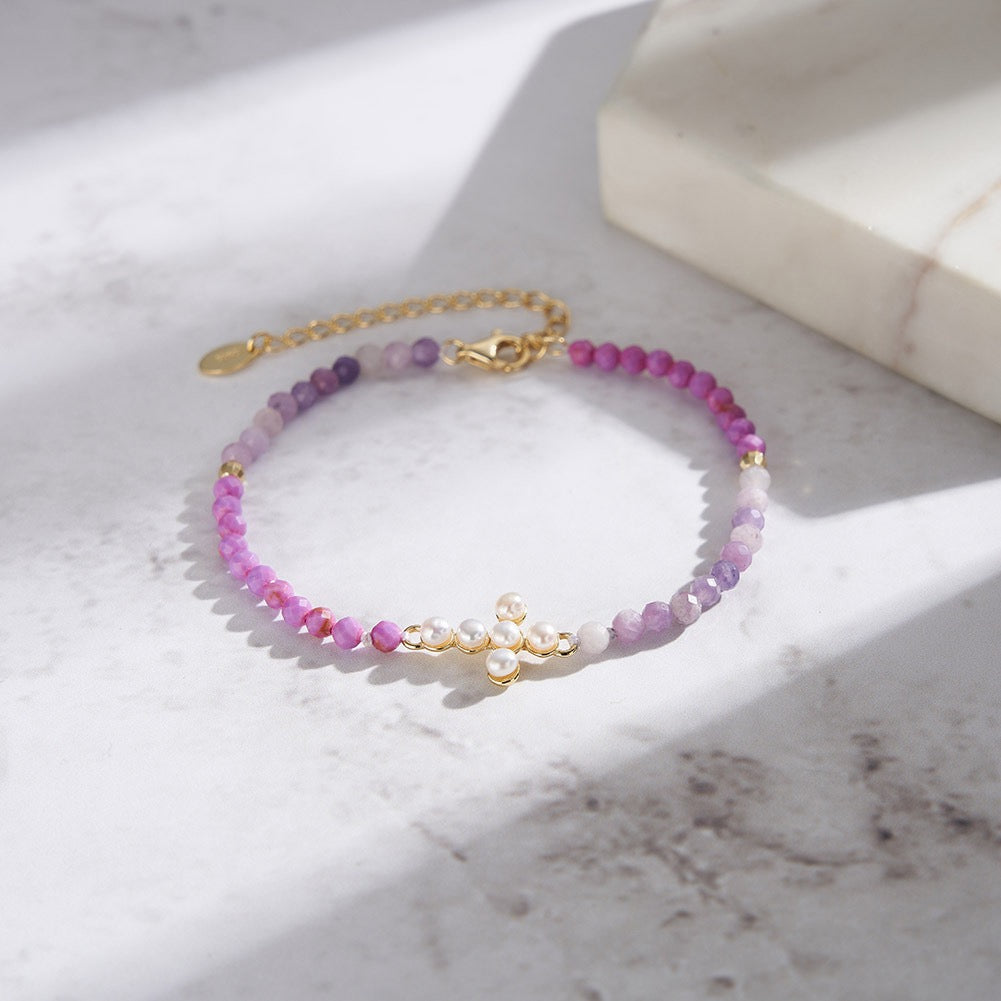 Celestial Cross Bracelet