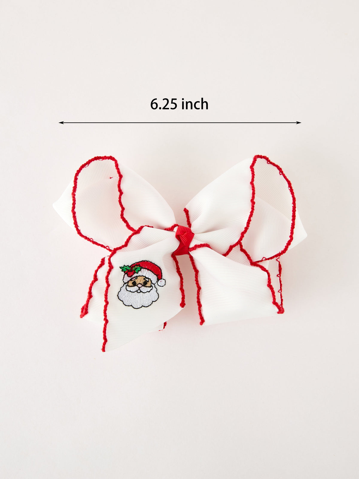 Girls' Christmas Santa Embroidered 6.25