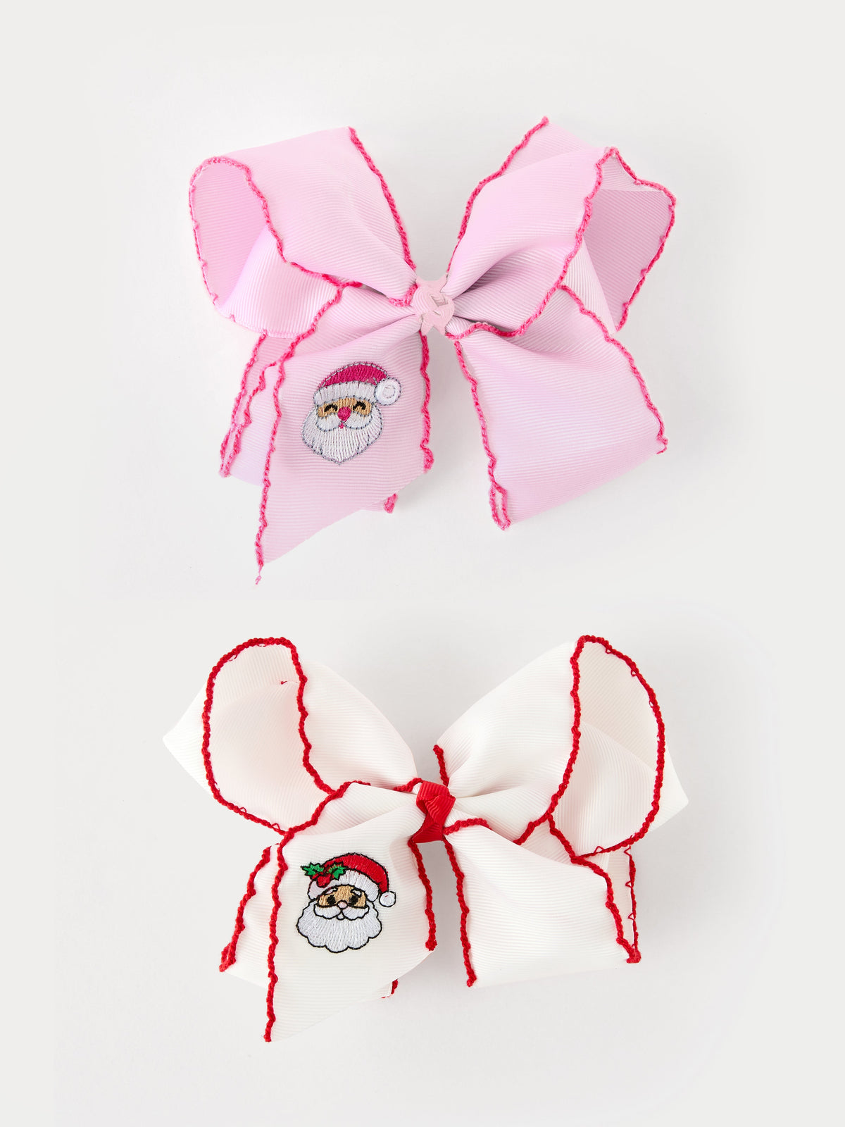 Girls' Christmas Santa Embroidered 6.25