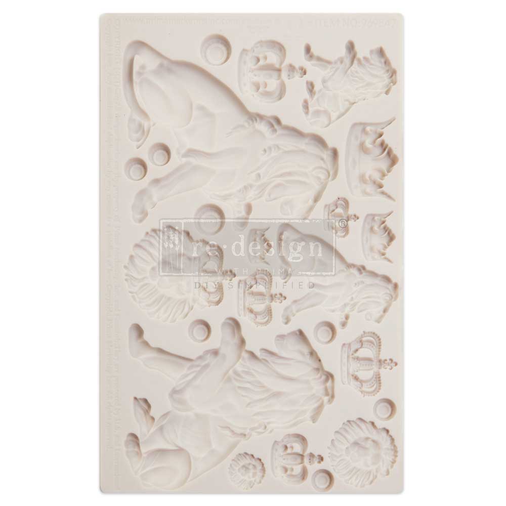 Finnabair Moulds - Regal Lions - 1 pc, 5