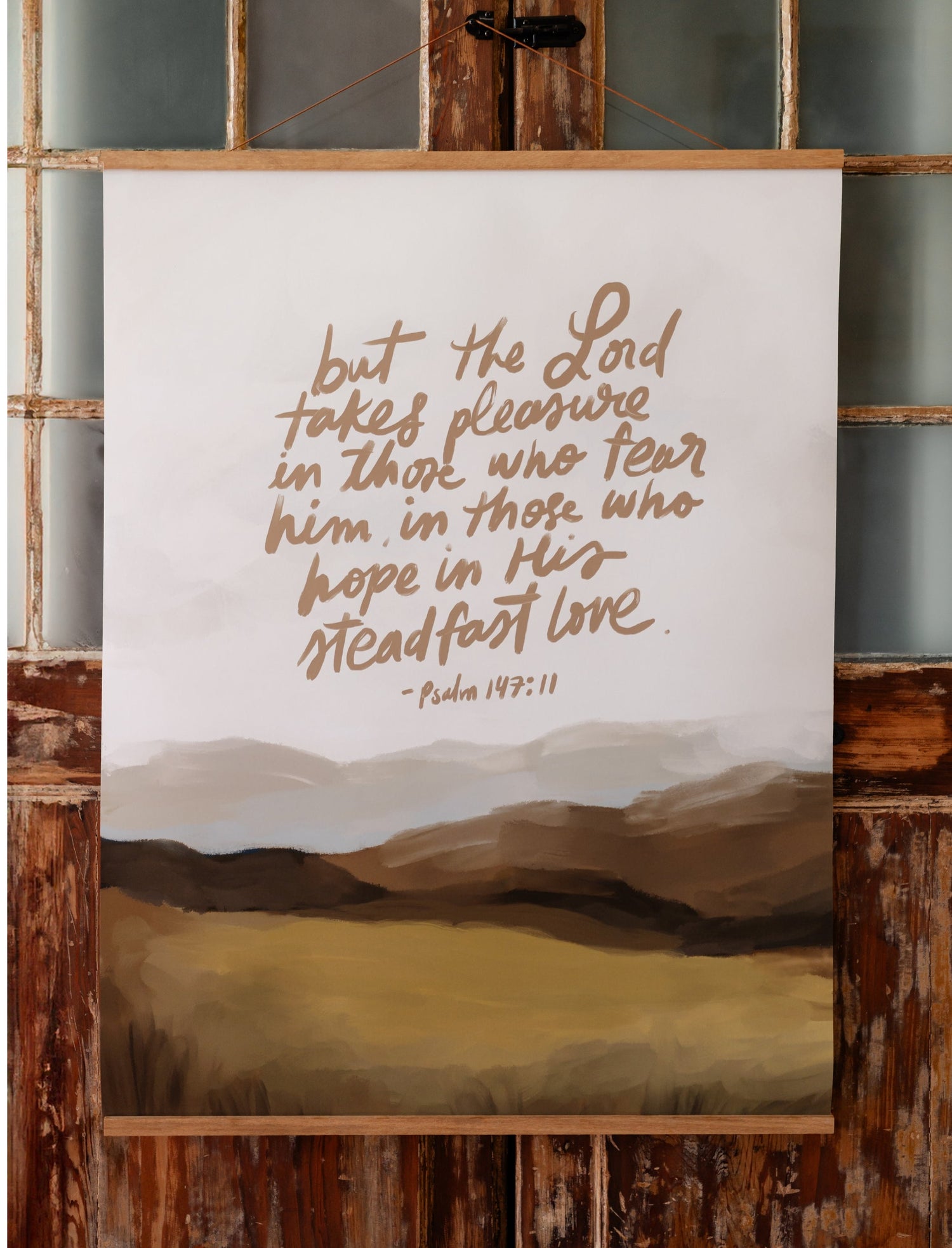 Large Poster: But the Lord takes pleasure in those