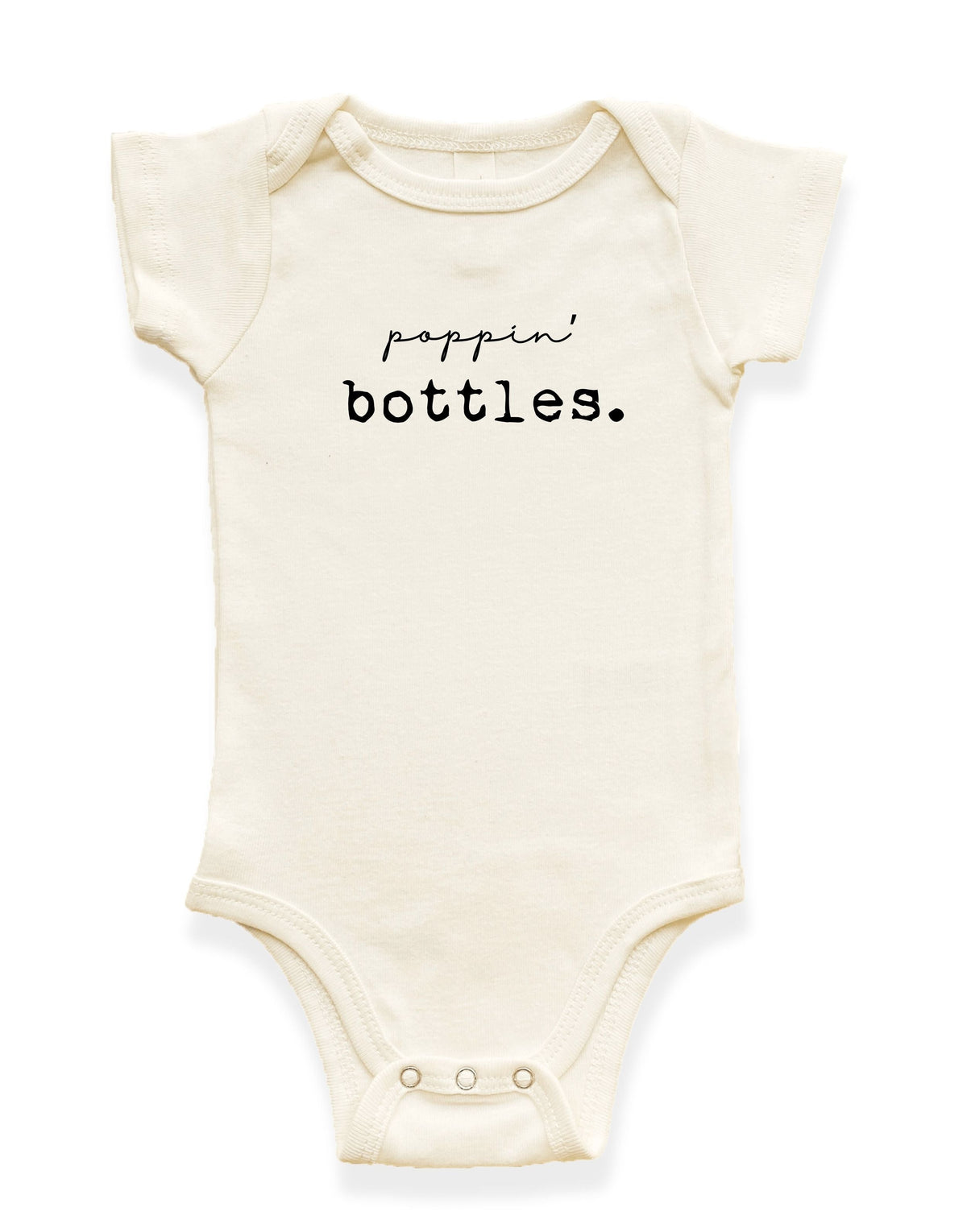 Poppin' Bottles Organic Cotton Baby Bodysuit by Tenth & Pine