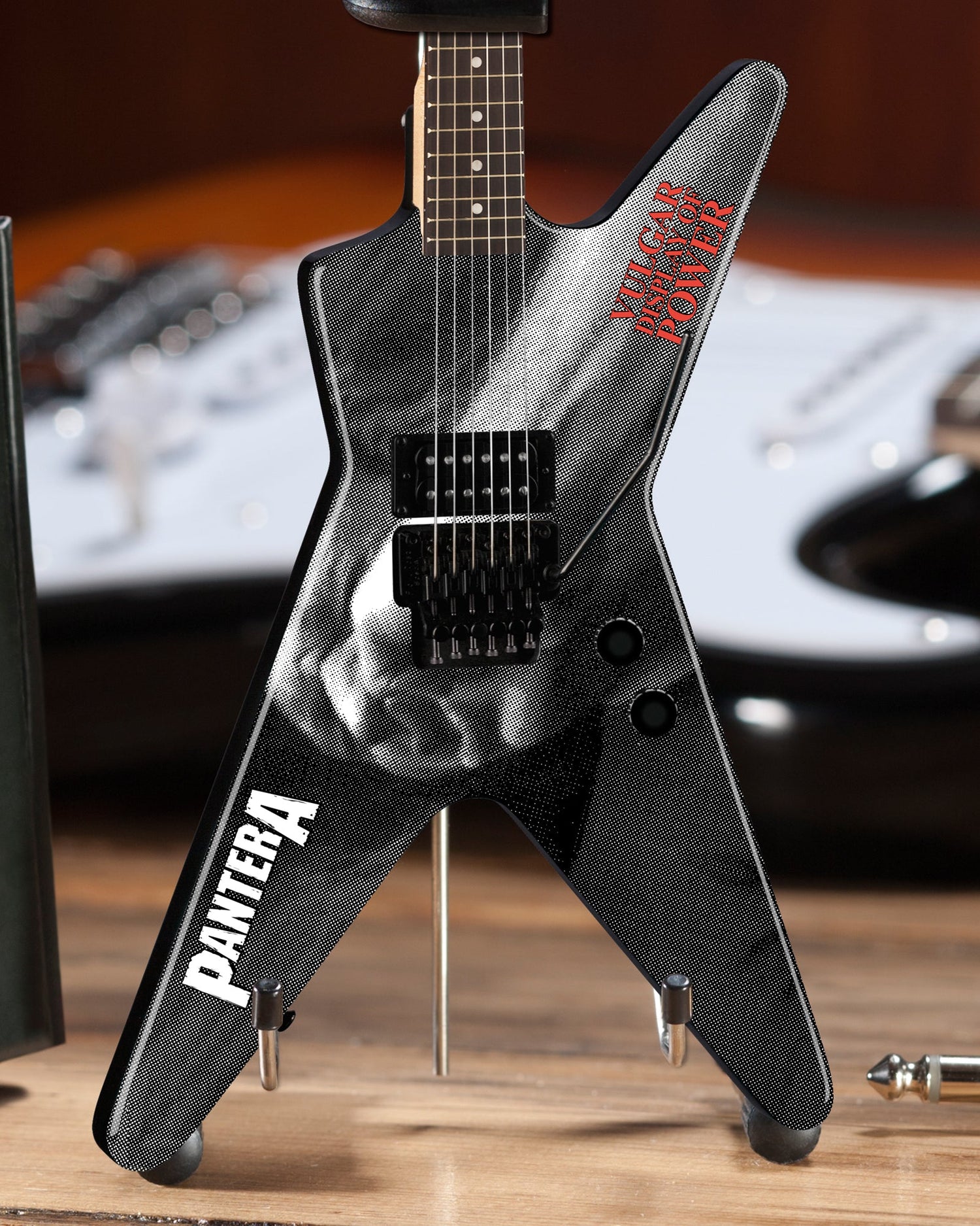 Set of 3 Handcrafted Dean Dimebag Signature Pantera ML Mini Guitar Models