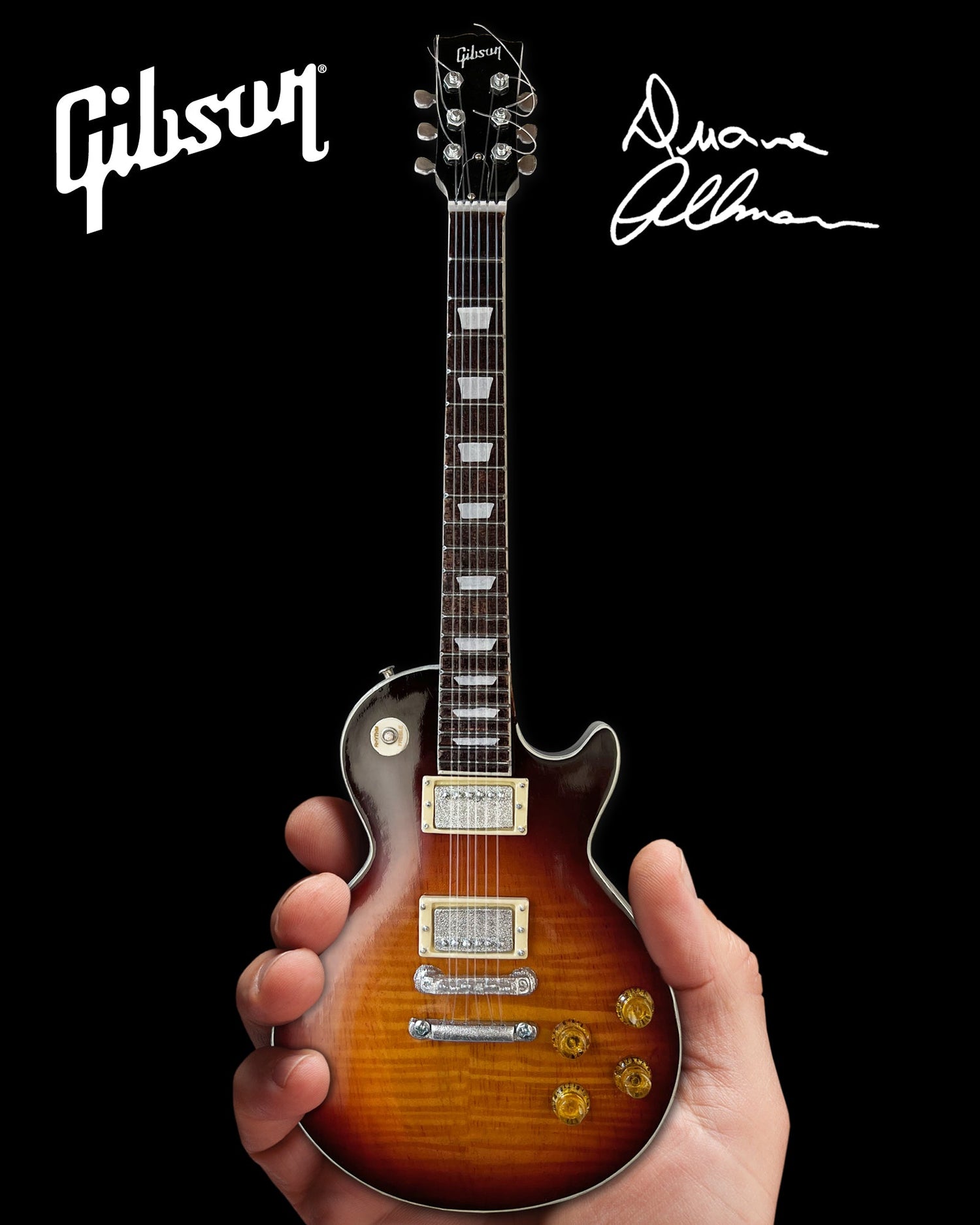Duane Allman Gibson Les Paul Tobacco Burst