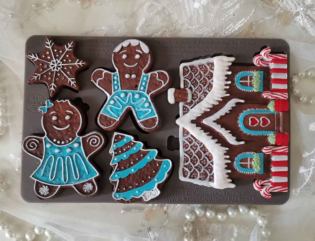 Decor Moulds® - Festive Gingerbread Treats - 1 pc, 5