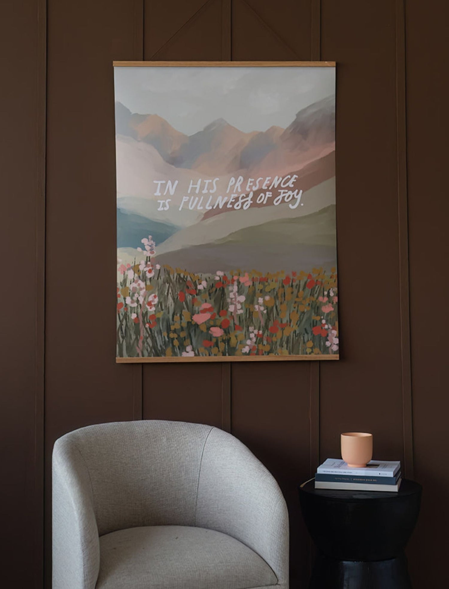 Large Poster: (Color) In His Presence is fullness of Joy