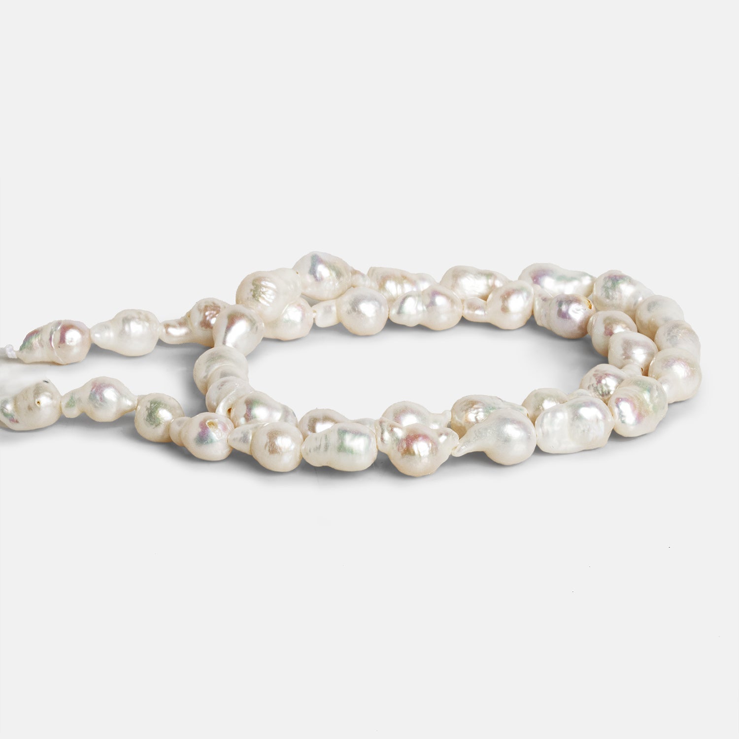 Off White Petite Ultra Baroque Freshwater Pearls 6-6.5mm diameter 16 inch