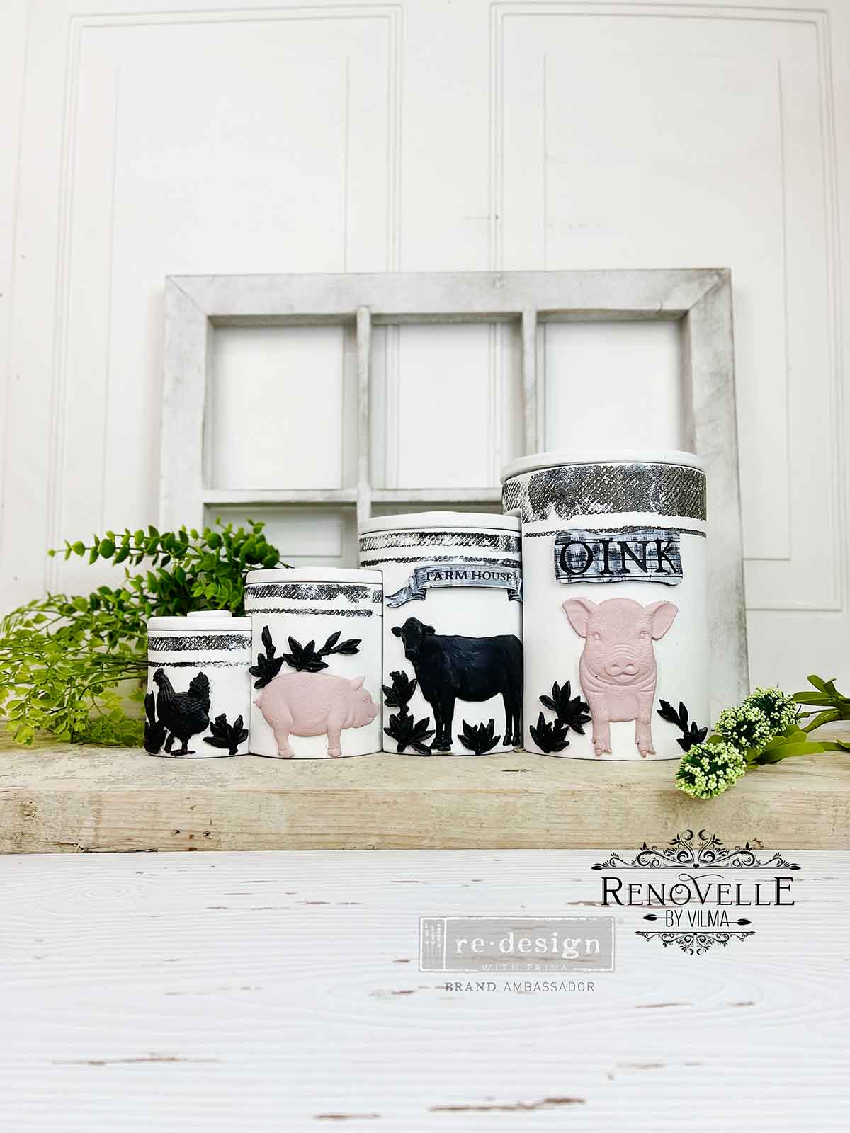 Redesign Decor Moulds® - Farm Friends - 1 pc, 5