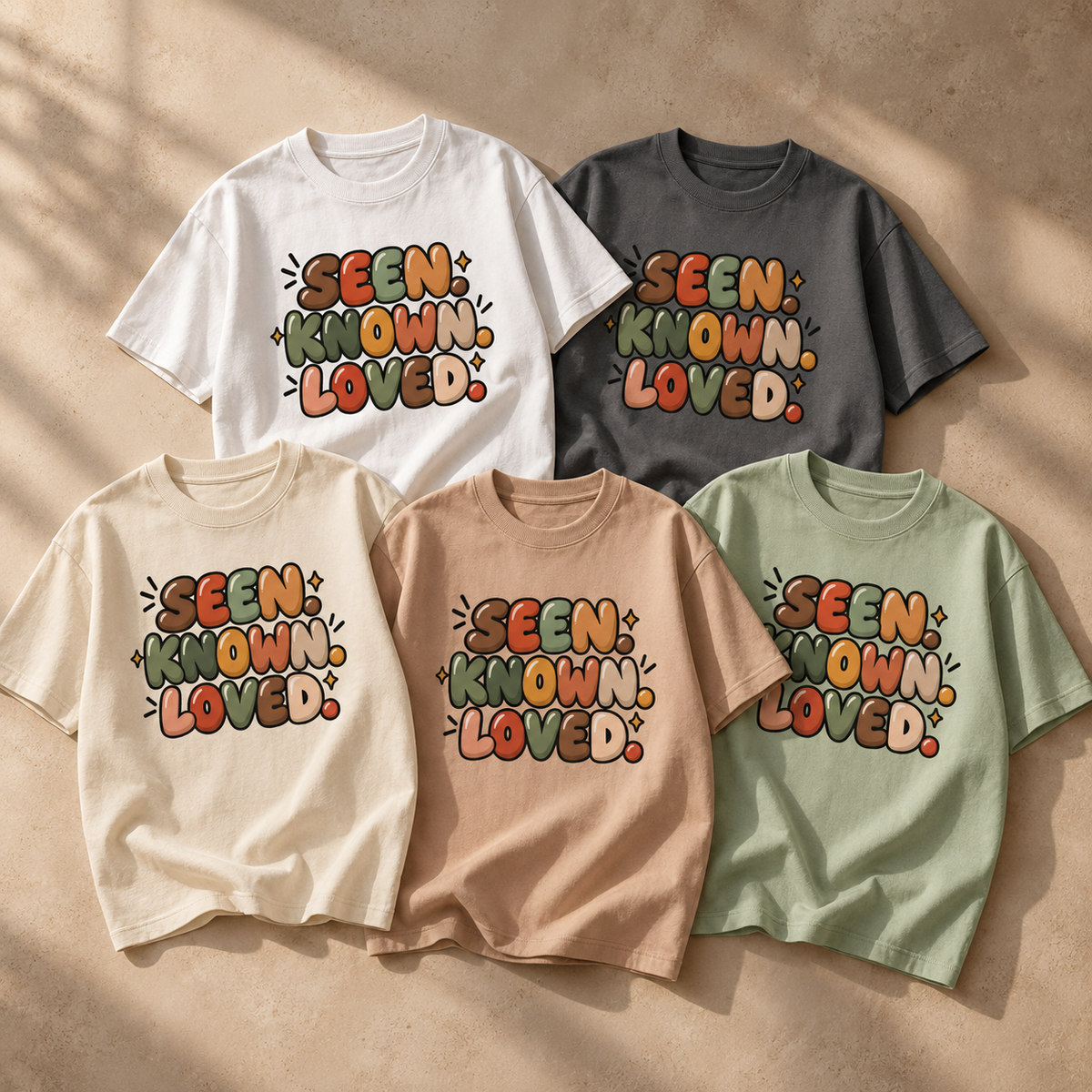 SEEN. KNOWN. LOVED. Heavyweight Graphic Tee