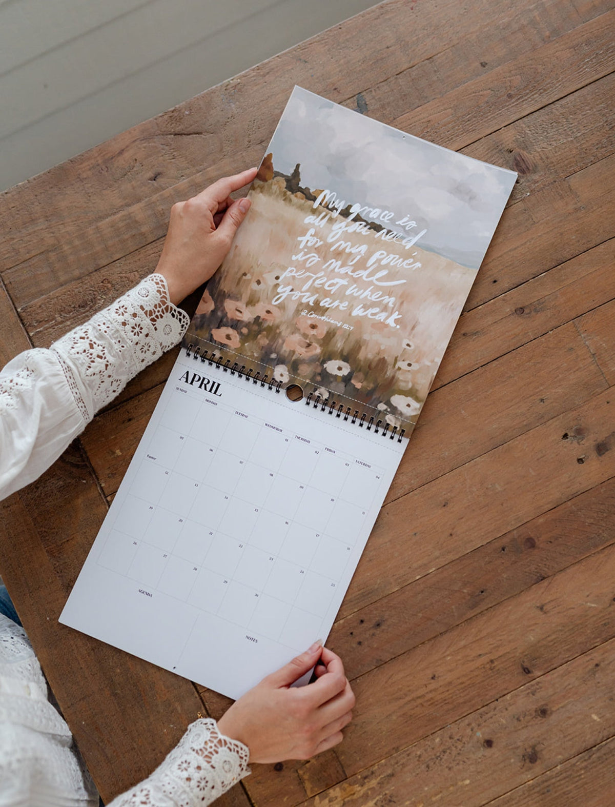 2026 Scripture Calendar by jenessawaitshop, product image 3