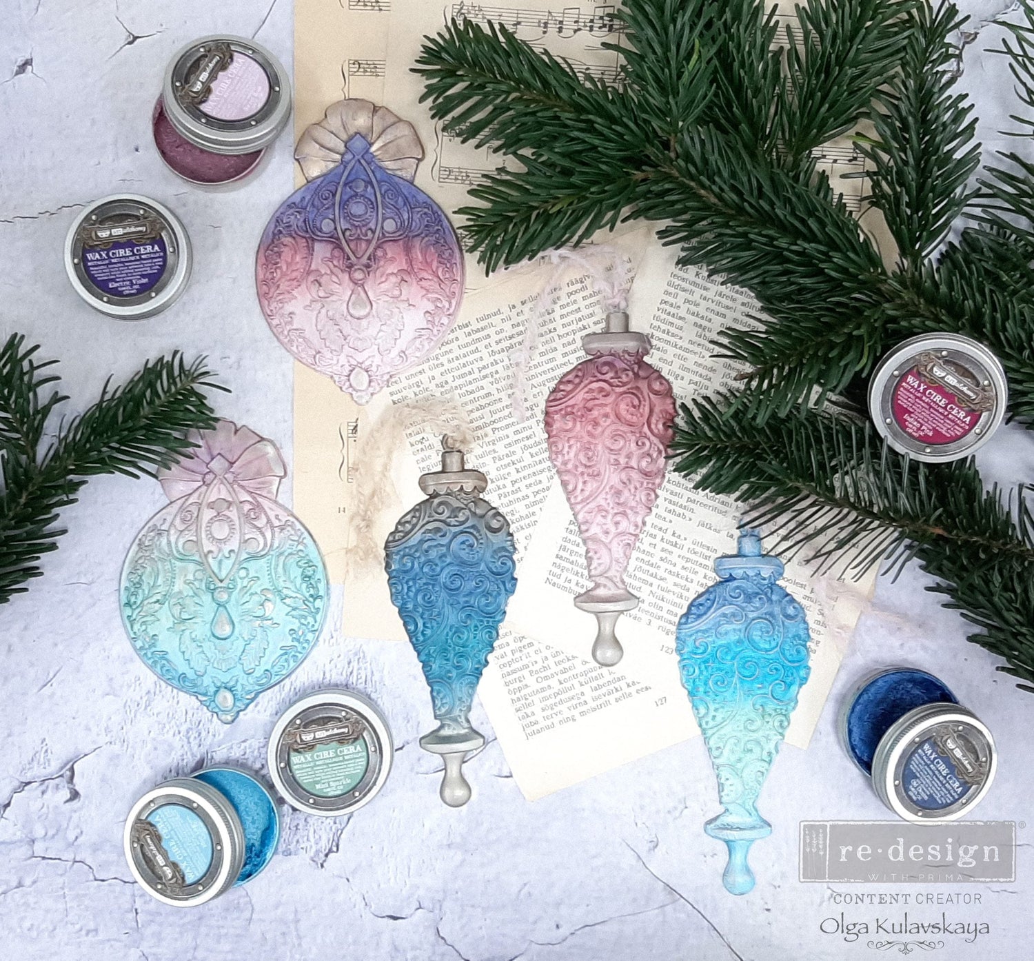 Redesign Decor Moulds® - Silver Bells - 5