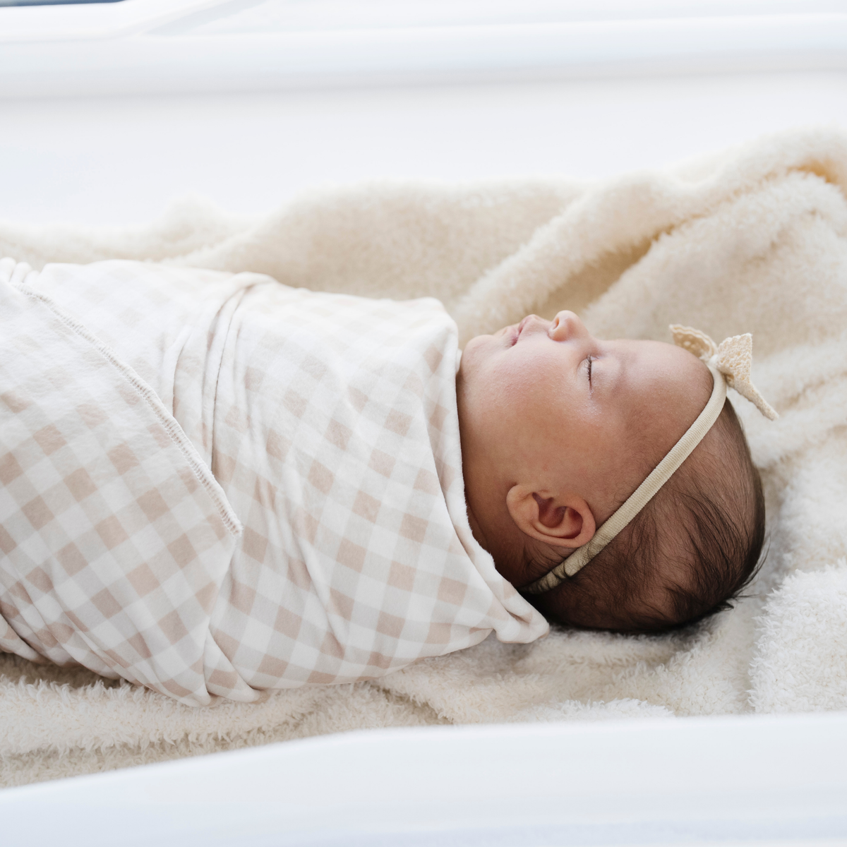 Minky Stretch Luxe Swaddle/Blanket by Saranoni