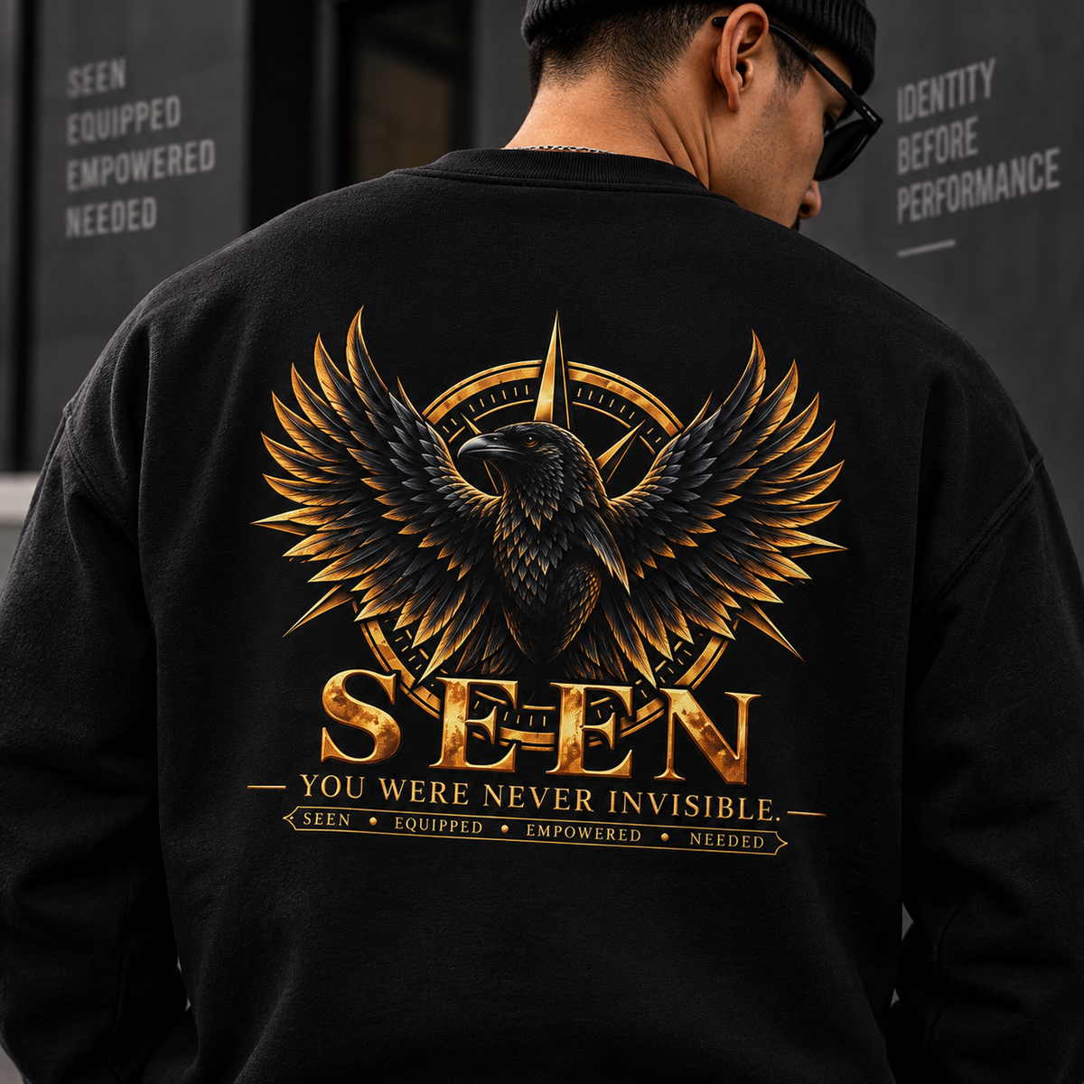 The Raven Crewneck Sweatshirt | You Were Never Invisible