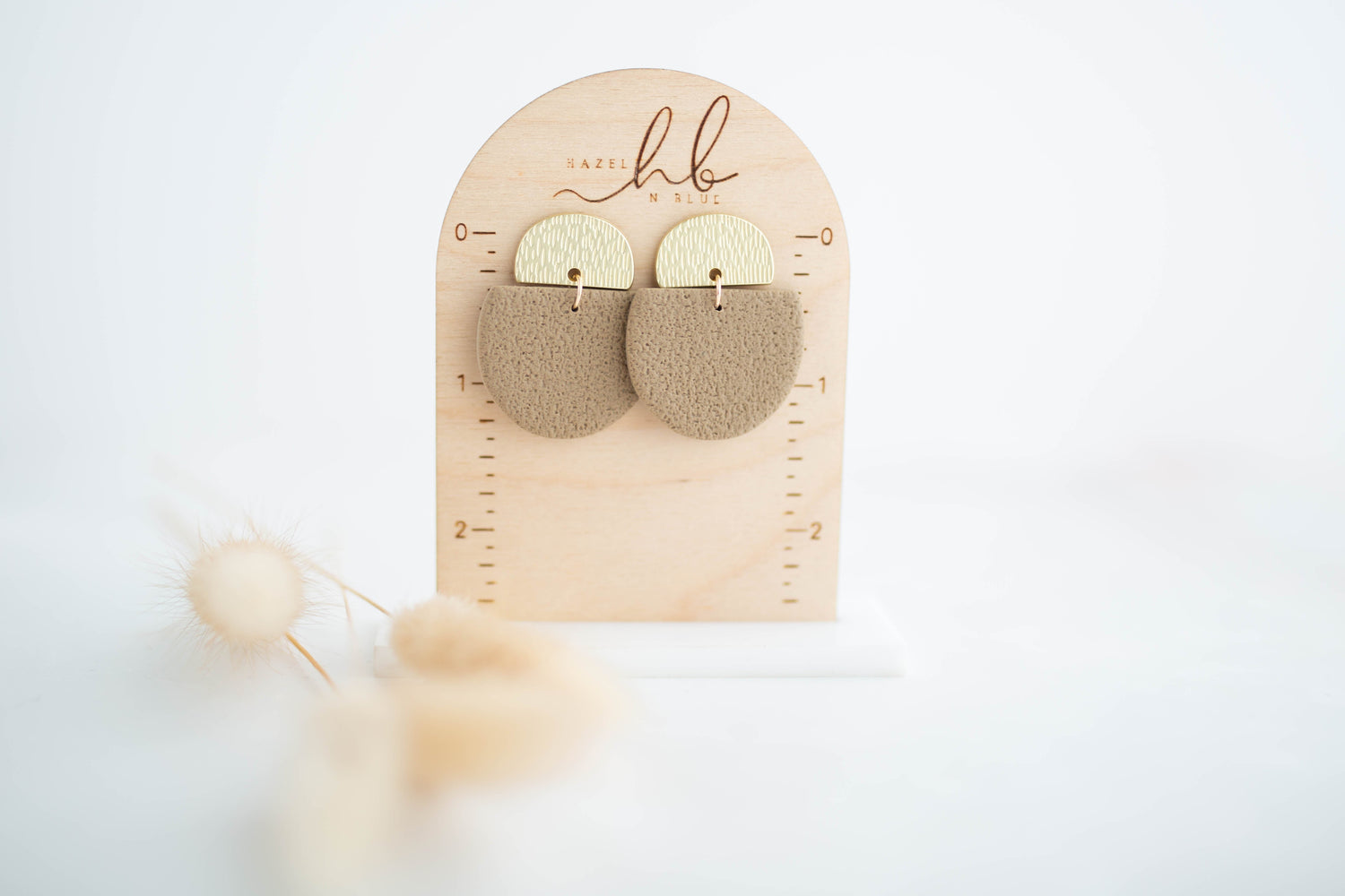 Clay Earrings | Simple Dangles | All Things Neutral Collection