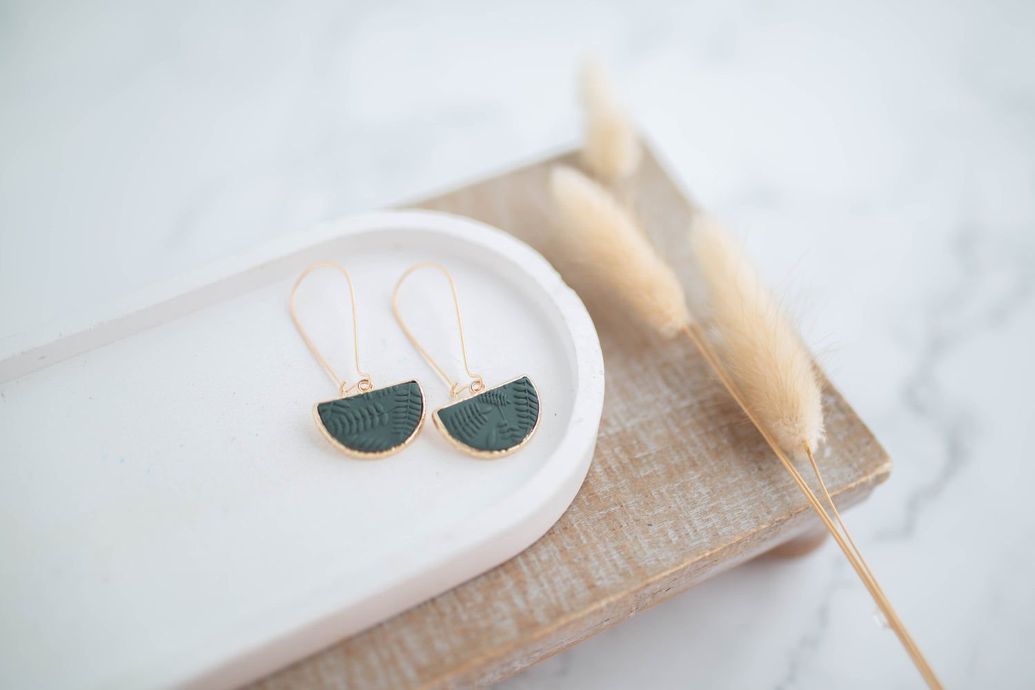 Clay Earrings | Botanica Longline Dangles | Botanica Collection