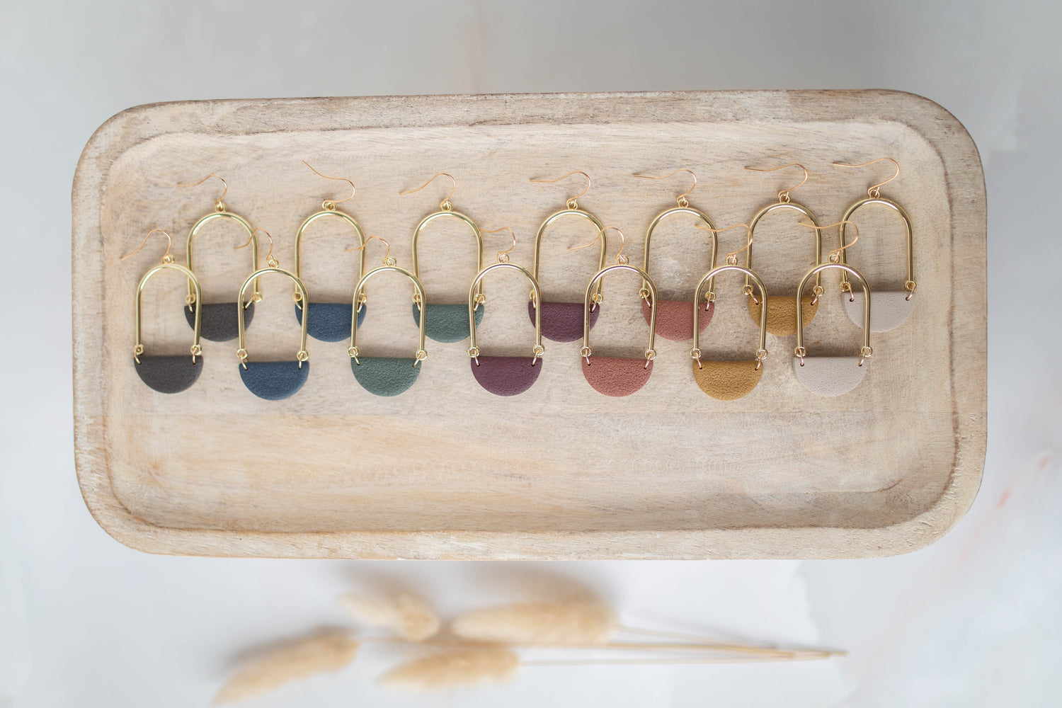 Clay Earrings | Arch Dangles | All Things Fall Collection