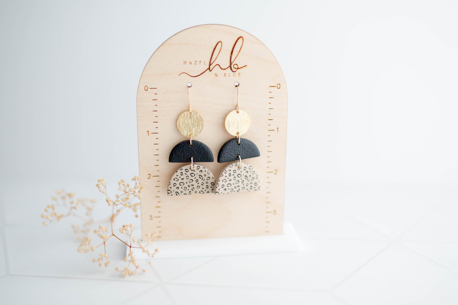 Clay earring | Wild Tiered Dangles | Wild Collection