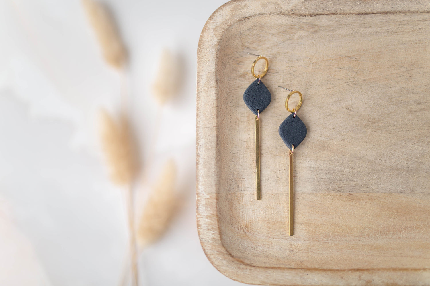 Clay Earrings | Simple Drop Dangles | All Things Fall Collection