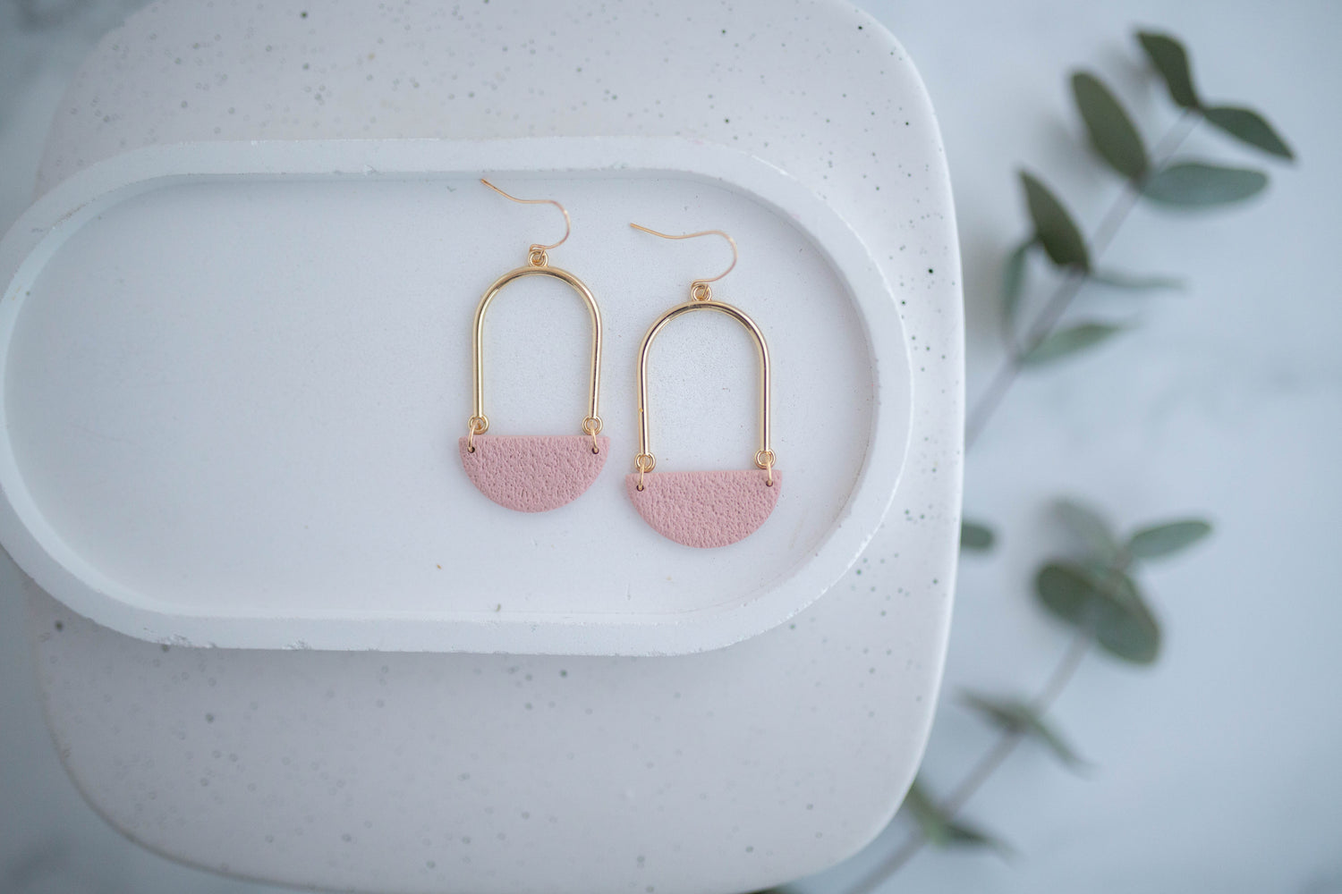 Clay Earrings | Arch Dangles | Spring Fling Collection