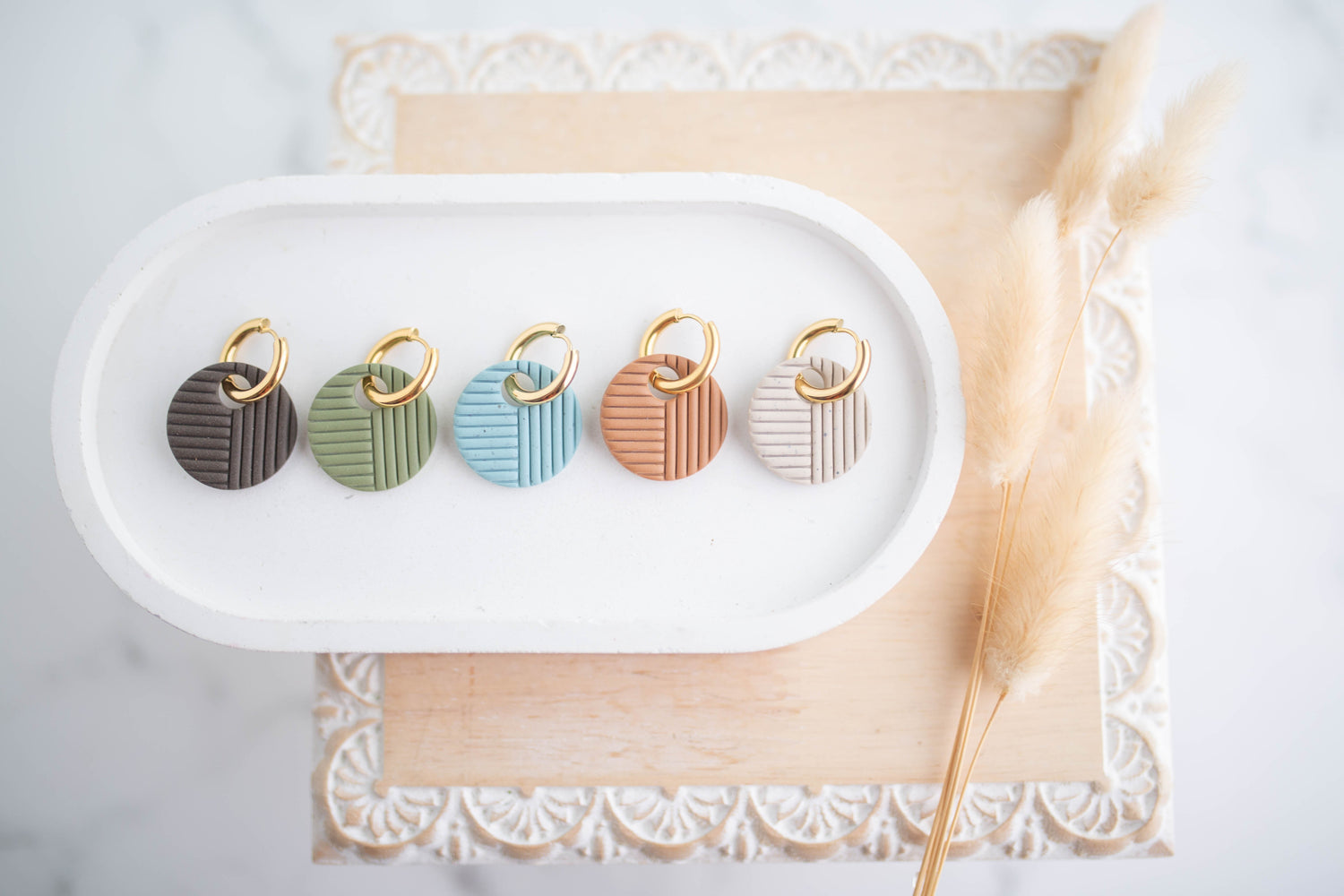 Clay Earrings | Cozy Huggies | Cozy Cowgirl Collection