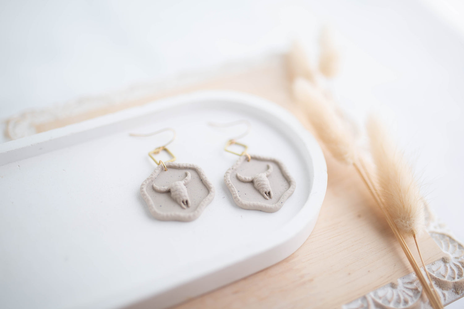 Clay Earrings | Stampede Dangles | Cozy Cowgirl Collection