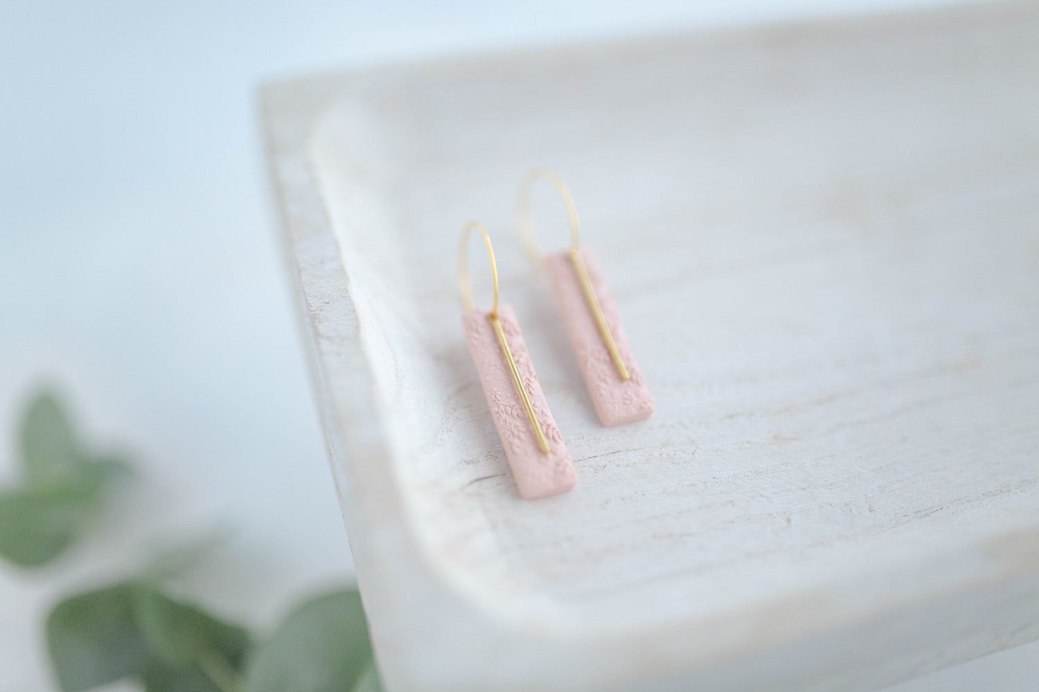 Clay earring | Flower Garden Hoops | Garden Collection