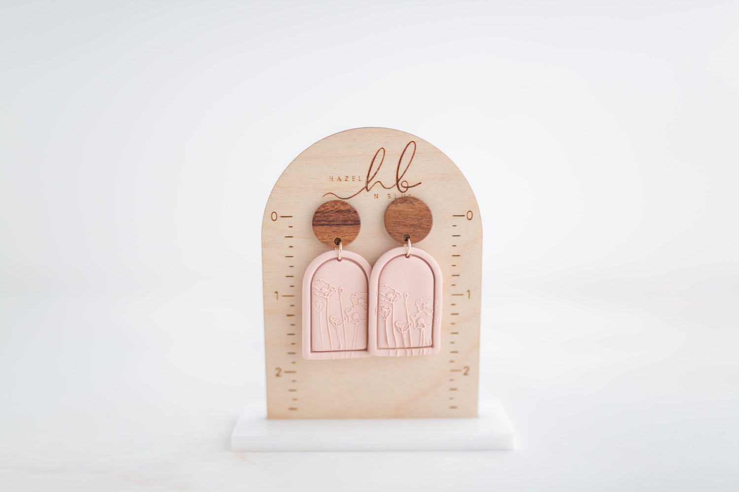 Clay earring | Poppy Garden Dangles | Garden Collection