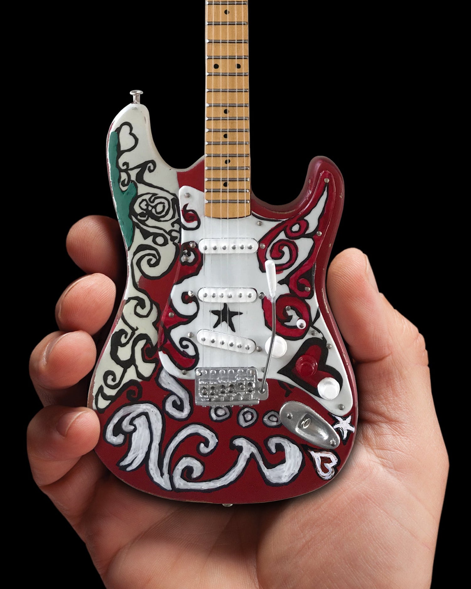 Set of 3 Signature Jimi Hendrix Fender™ Stratocaster™ Mini Guitars