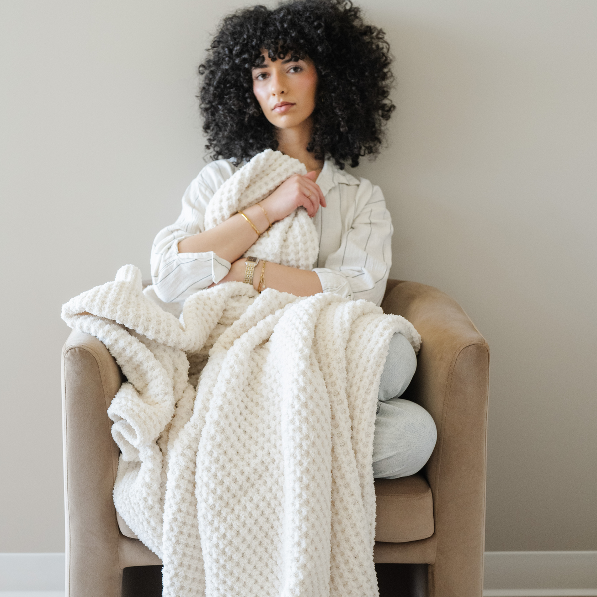 Waffle Knit XL Throw Blankets by Saranoni, product image 26