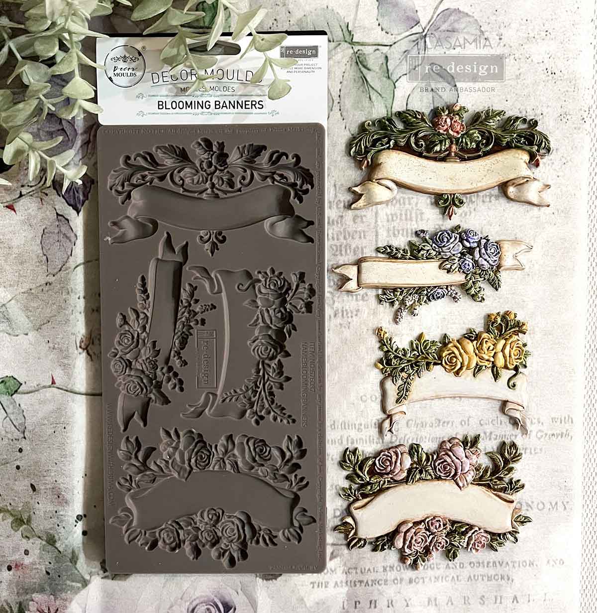 Decor Moulds® - Blooming Banners - 1 pc, 5
