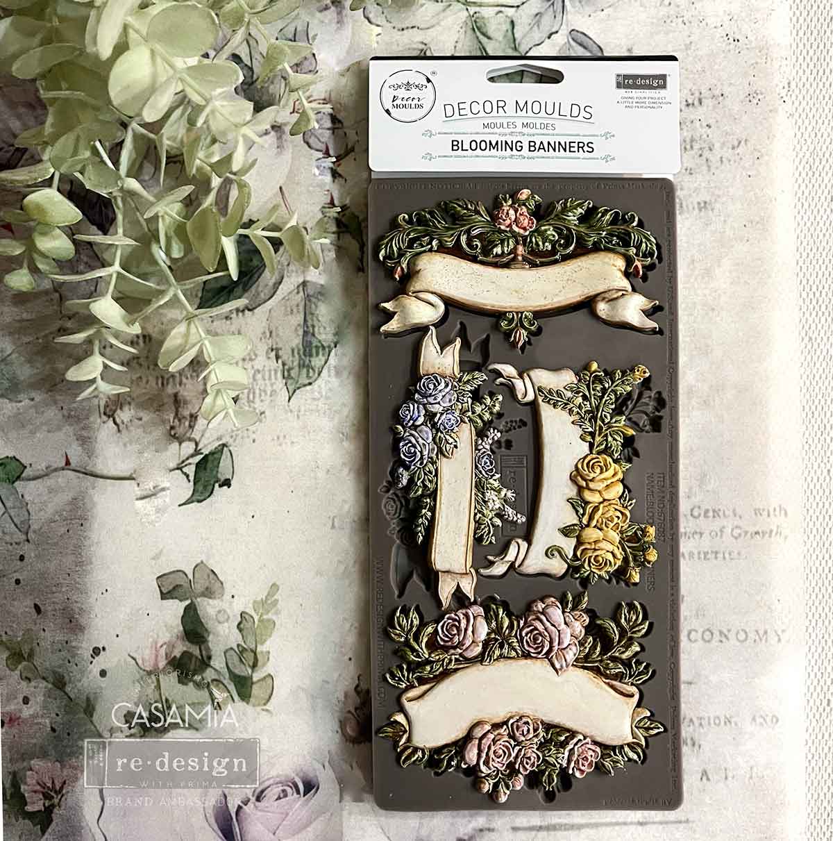 Decor Moulds® - Blooming Banners - 1 pc, 5