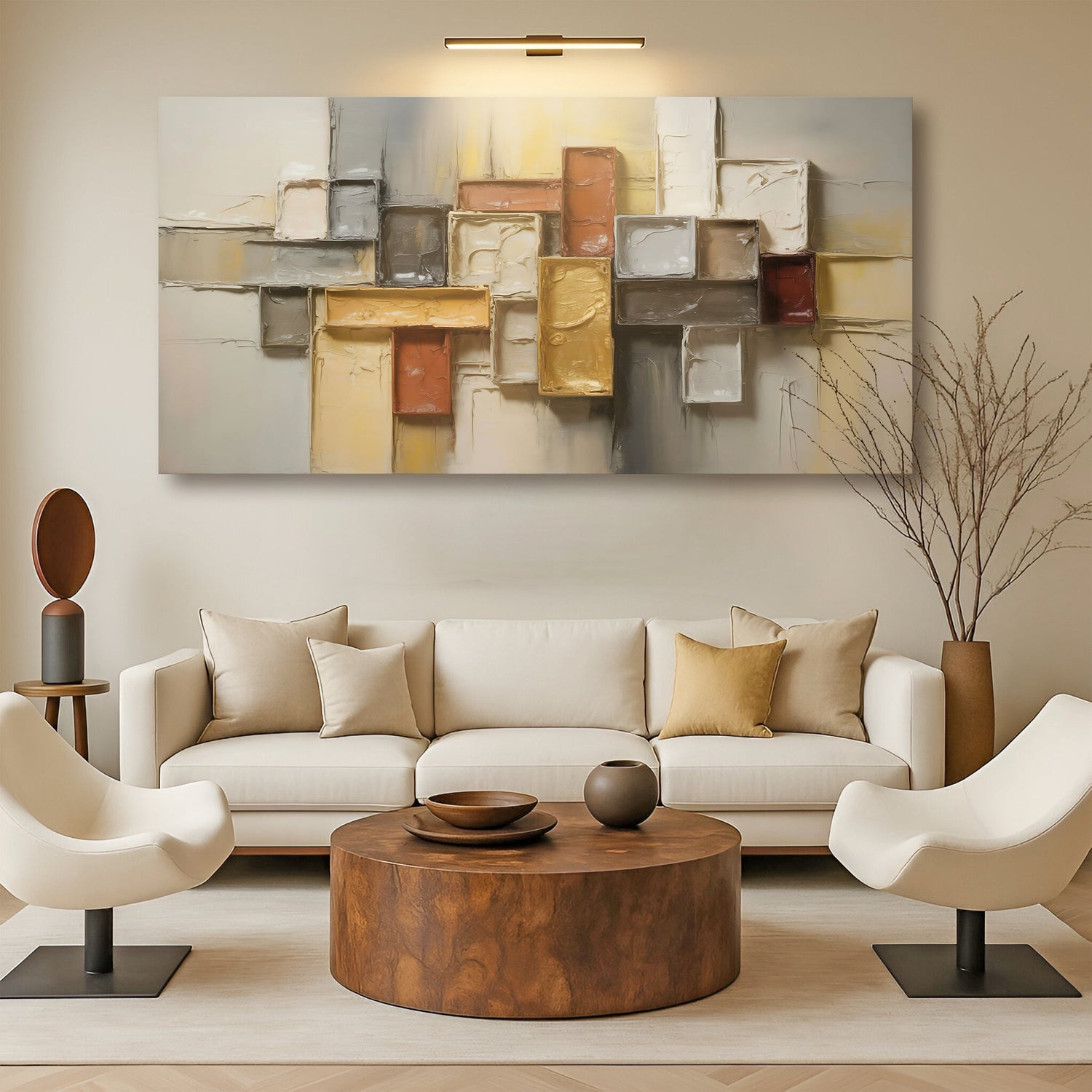 Shape Pattern Minimalist Abstract Wall Art