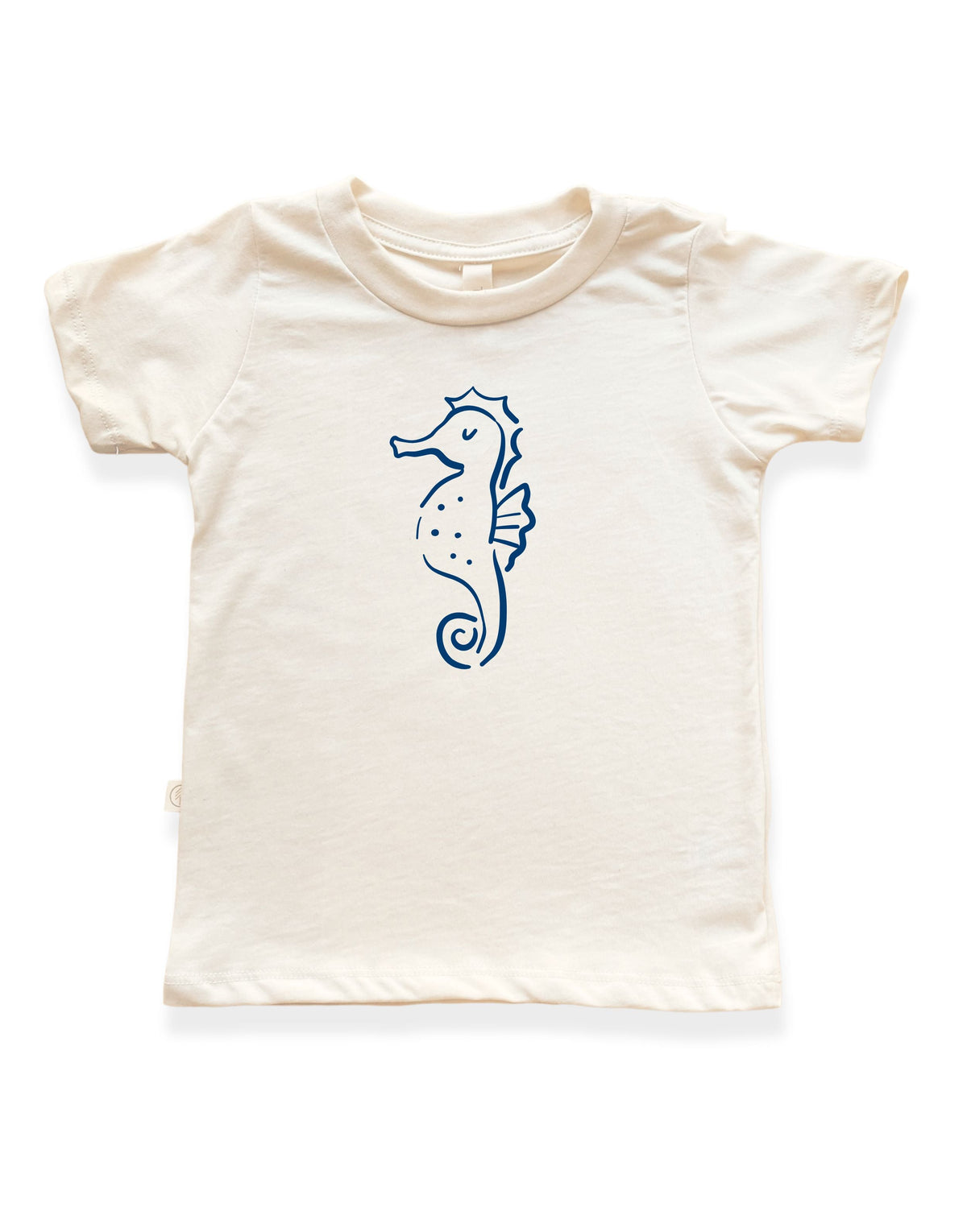 Seahorse Organic Kids T-shirt by Tenth & Pine
