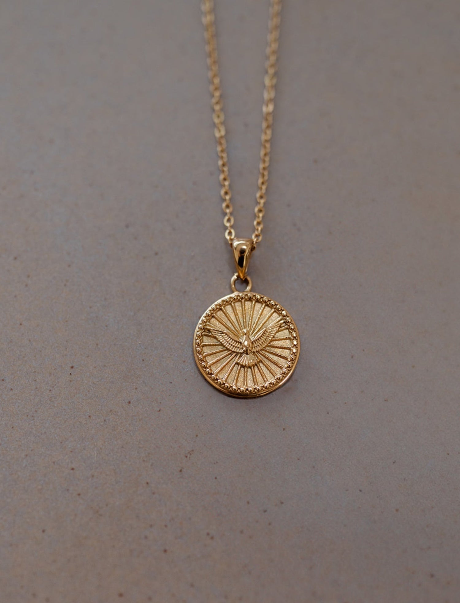 Necklace: Gold Dove