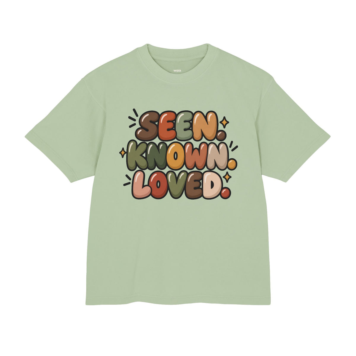SEEN. KNOWN. LOVED. Heavyweight Graphic Tee