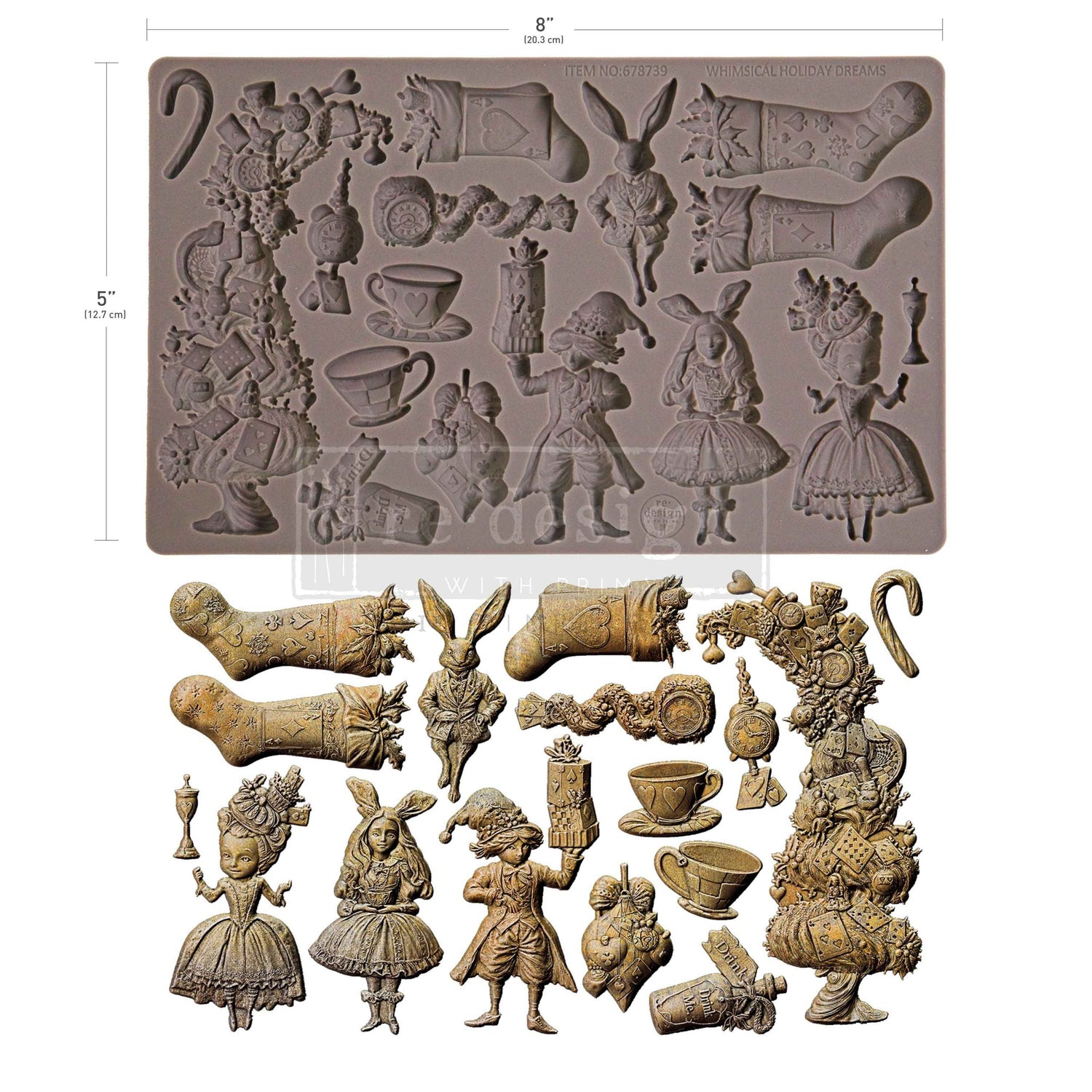 Decor Moulds® - Whimsical Holiday Dreams - 1 pc, 5