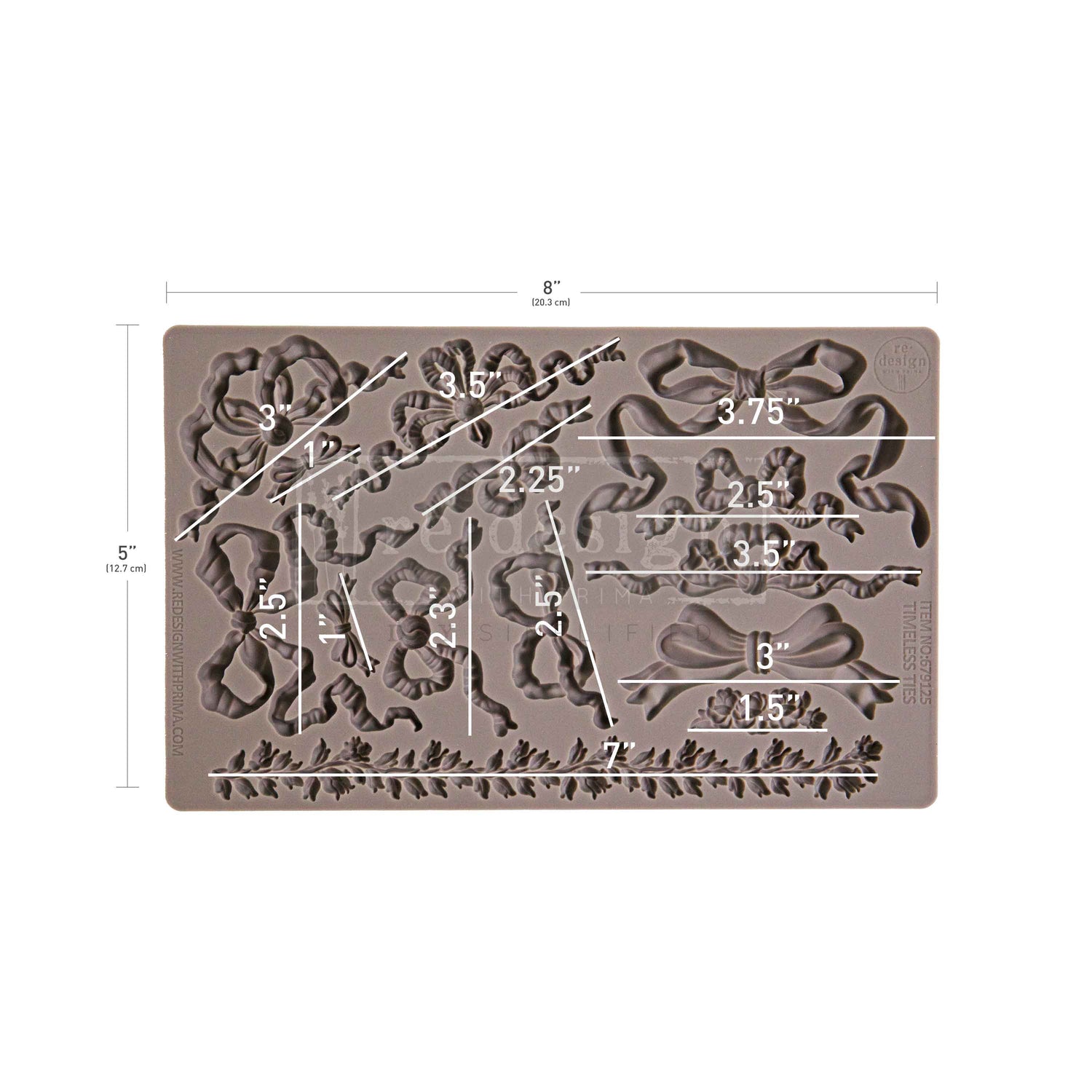 Decor Moulds® - Timeless Ties - 1 pc, 5