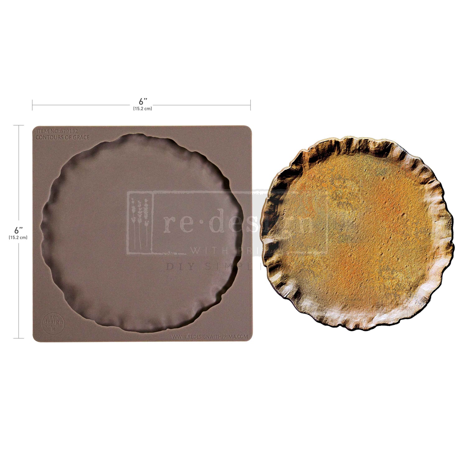Decor Moulds® - Contours Of Grace - 1 pc, 6