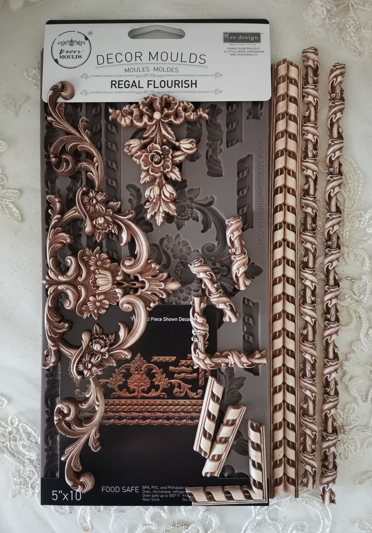 Decor Moulds® - Regal Flourish - 1 pc, 5