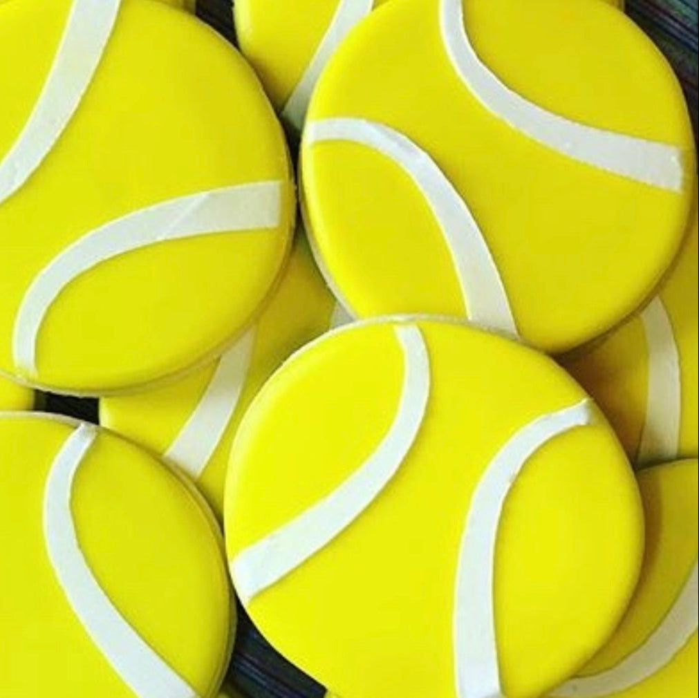 Tennis Ball Cookie Stencil