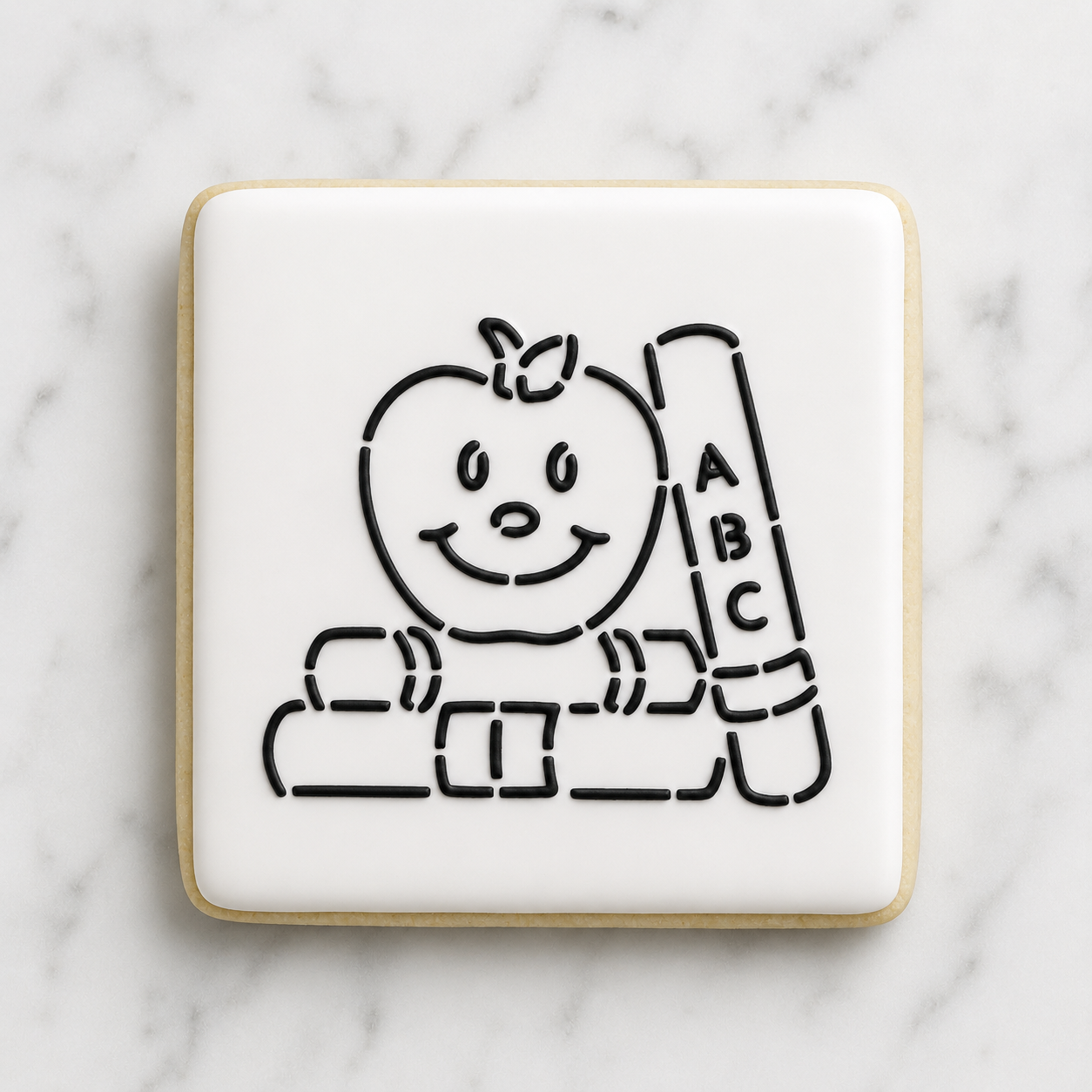 School Set PYO Cookie Stencil